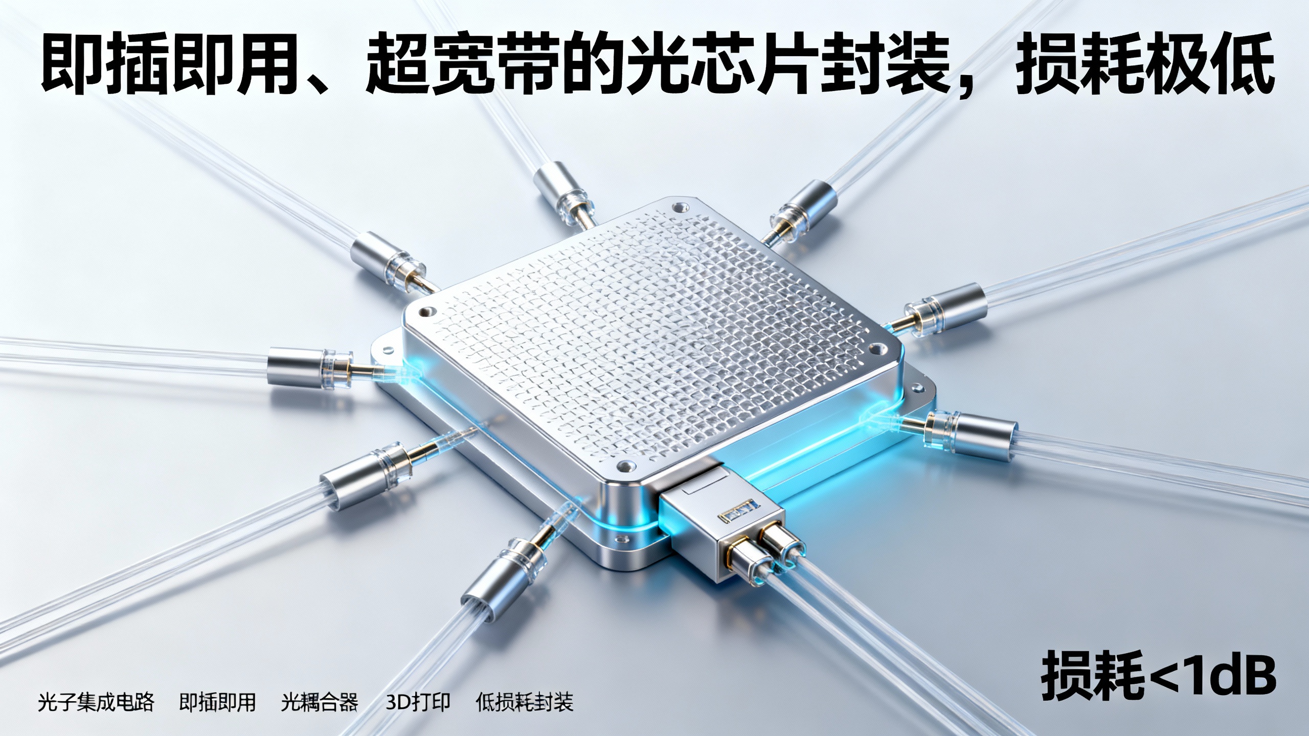 超宽带即插即用光子张量核封装，损耗不到1分贝
