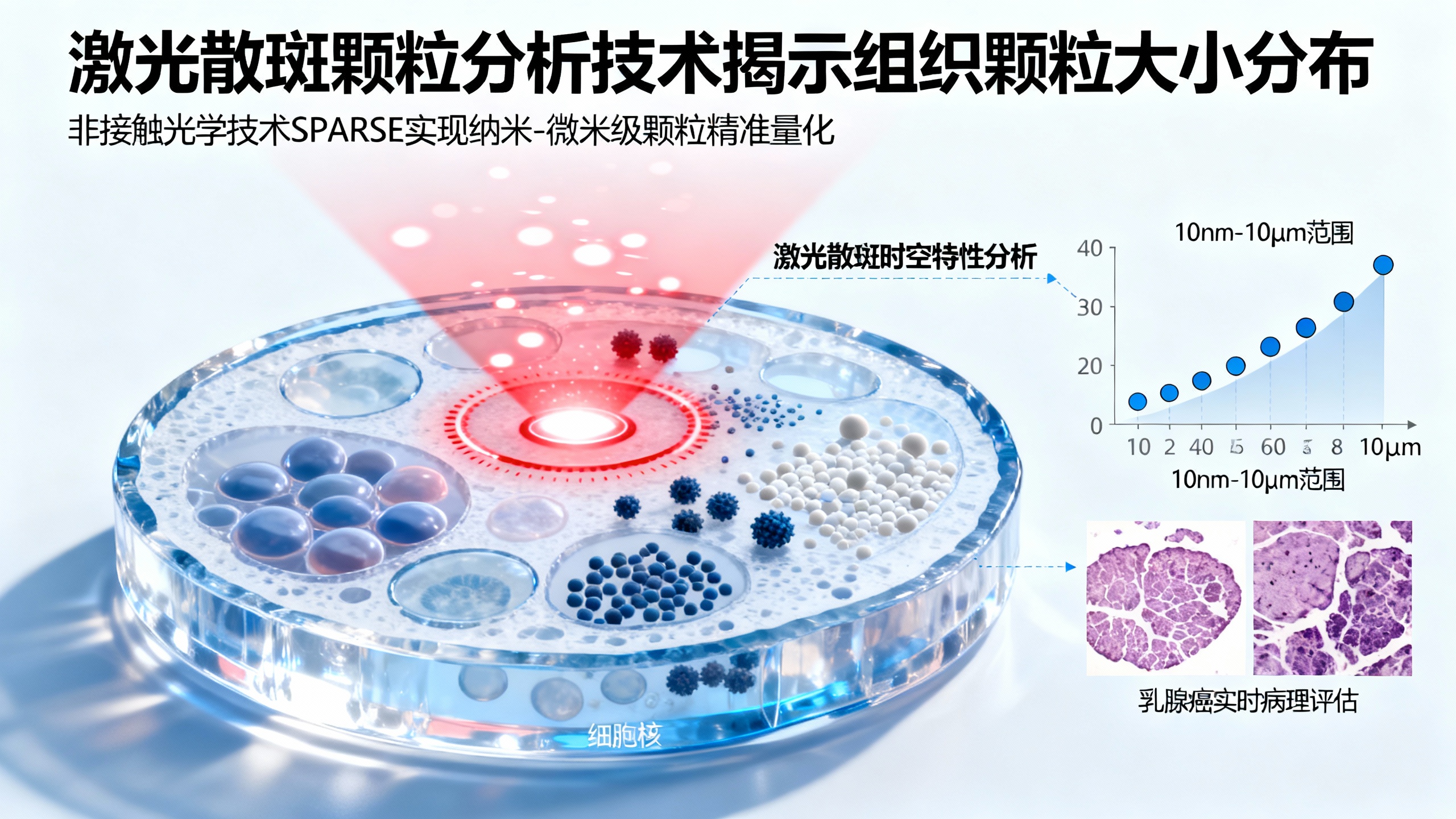 激光散斑“粒子尺子”SPARSE：10 nm到10 μm一次量完，组织里的“颗粒世界地图”直接出片！