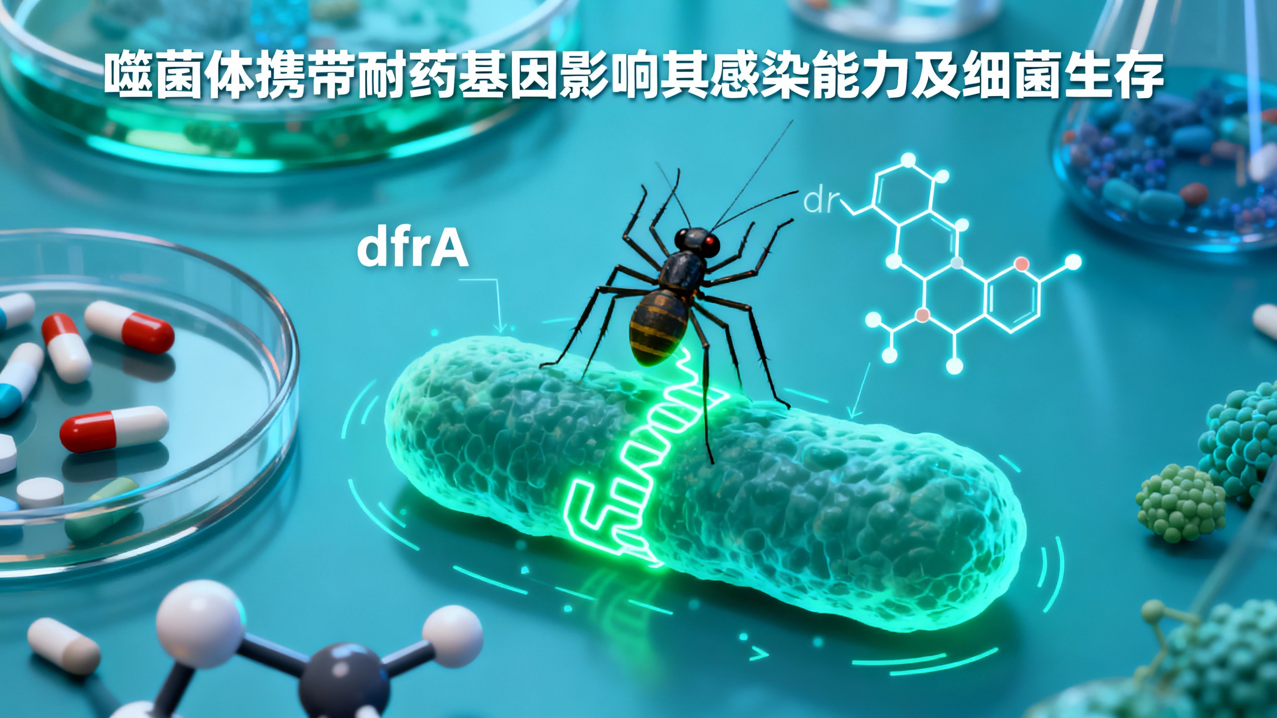 裂解噬菌体偷偷藏了“抗生素外挂”？dfrA基因让宿主菌边被咬边开挂，双赢还是定时炸弹？