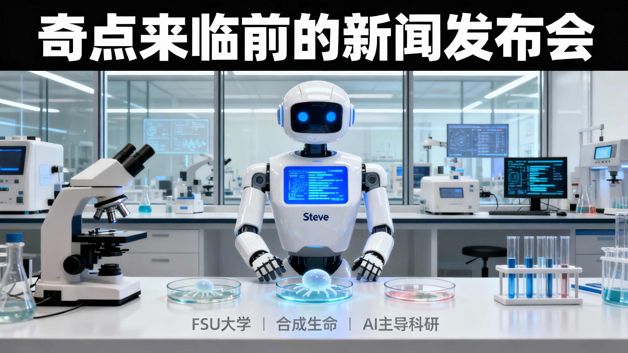 奇点前夜，FSU的AI教授“Steve”宣布：生命，已用无机物捏成！