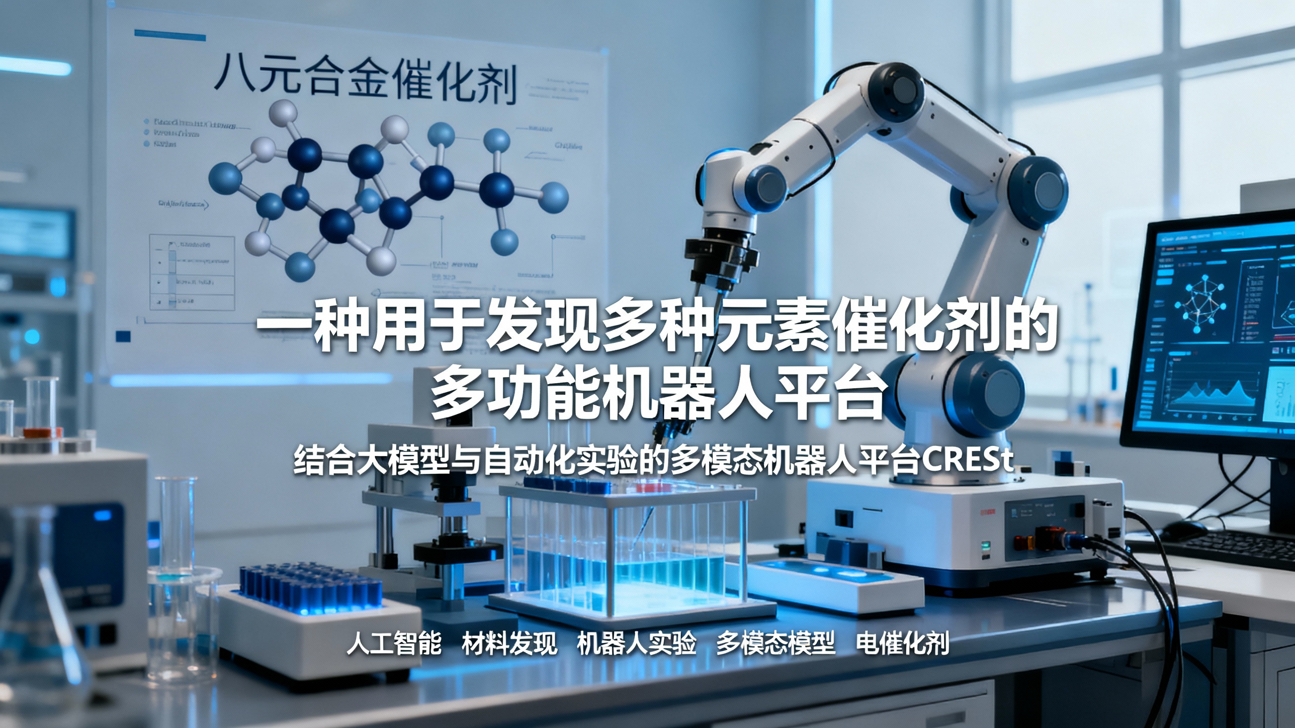 AI×机器人×八元素催化剂：3个月筛出900种配方，性能暴涨9.3倍！