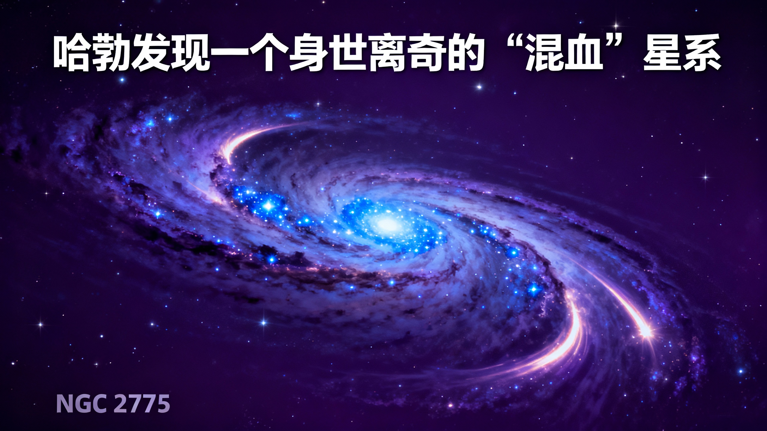 哈勃发现一个身世离奇的“混血”星系