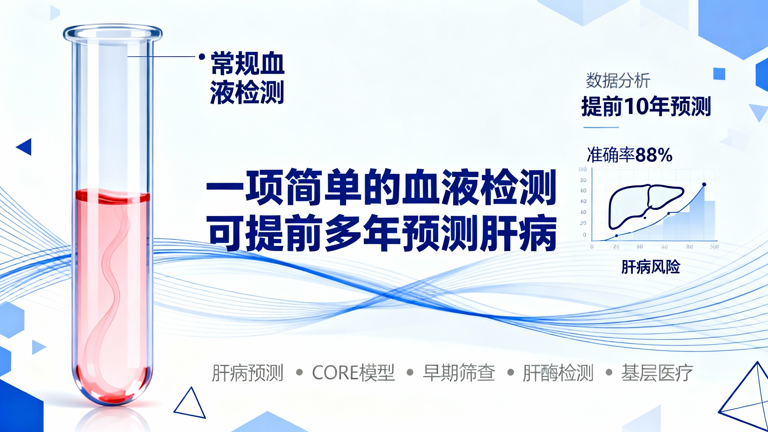一项简单的血液检测可提前多年预测肝病