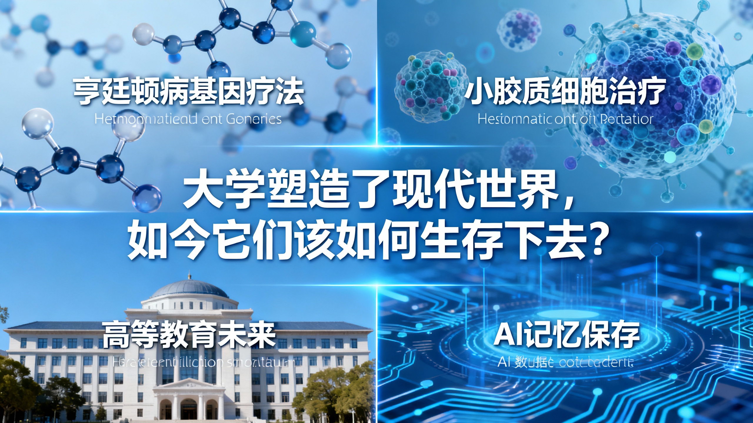 大学塑造了现代世界,如今它们该如何生存下去?