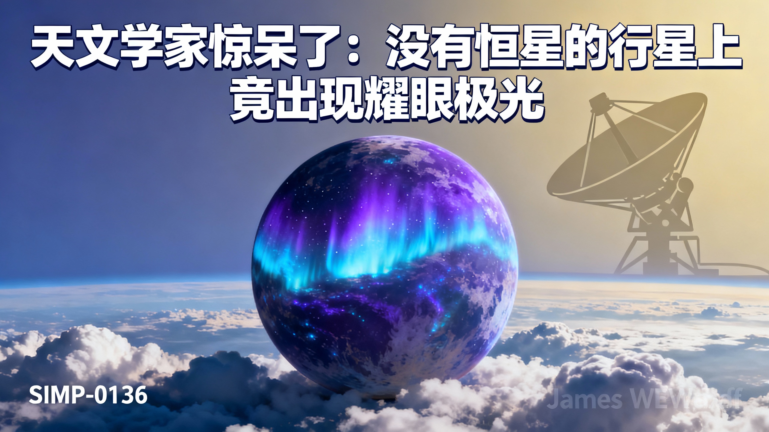 天文学家惊呆了:没有恒星的行星上竟出现耀眼极光