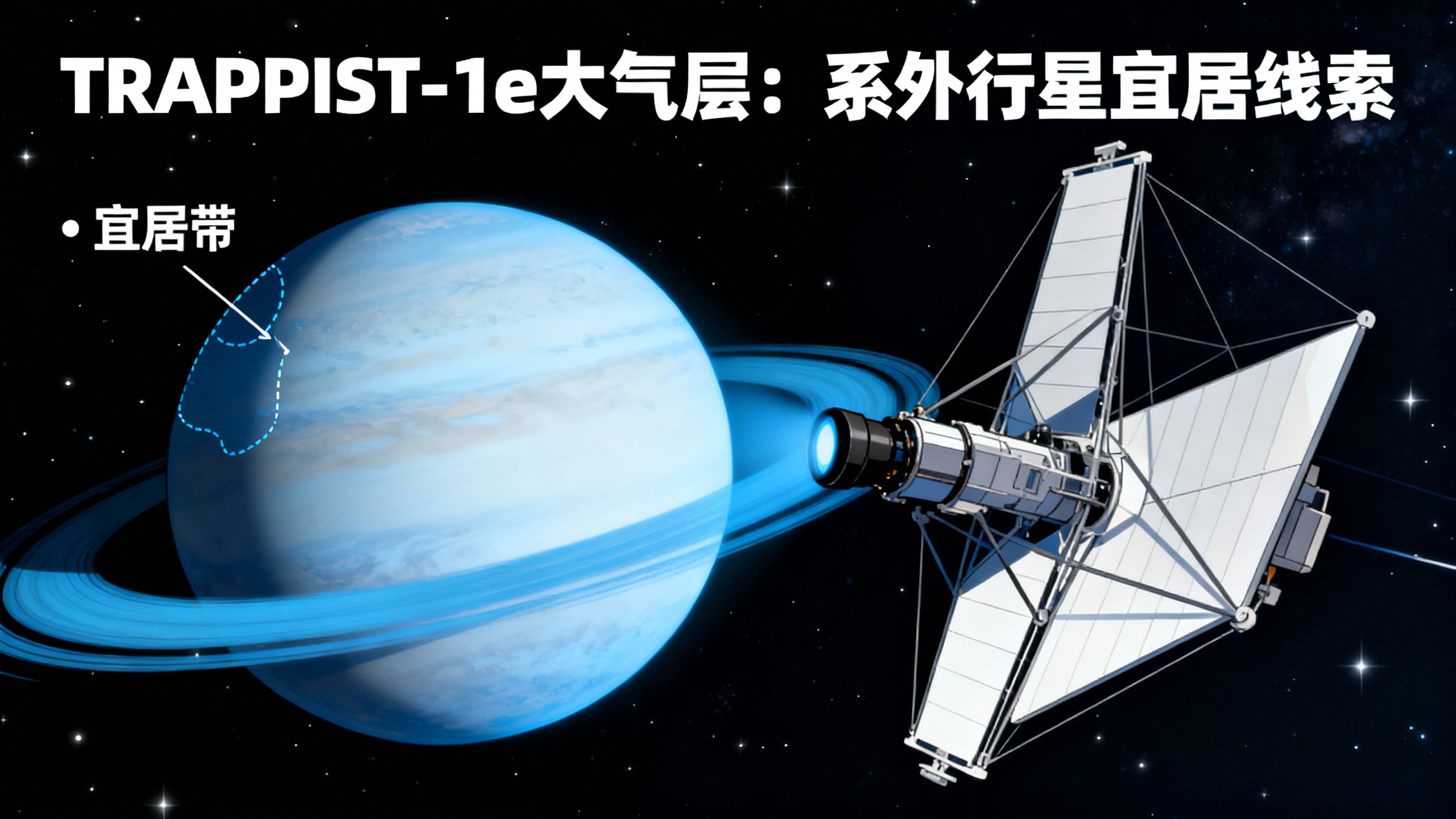 韦伯望远镜首次发现宜居星球可能存在大气层