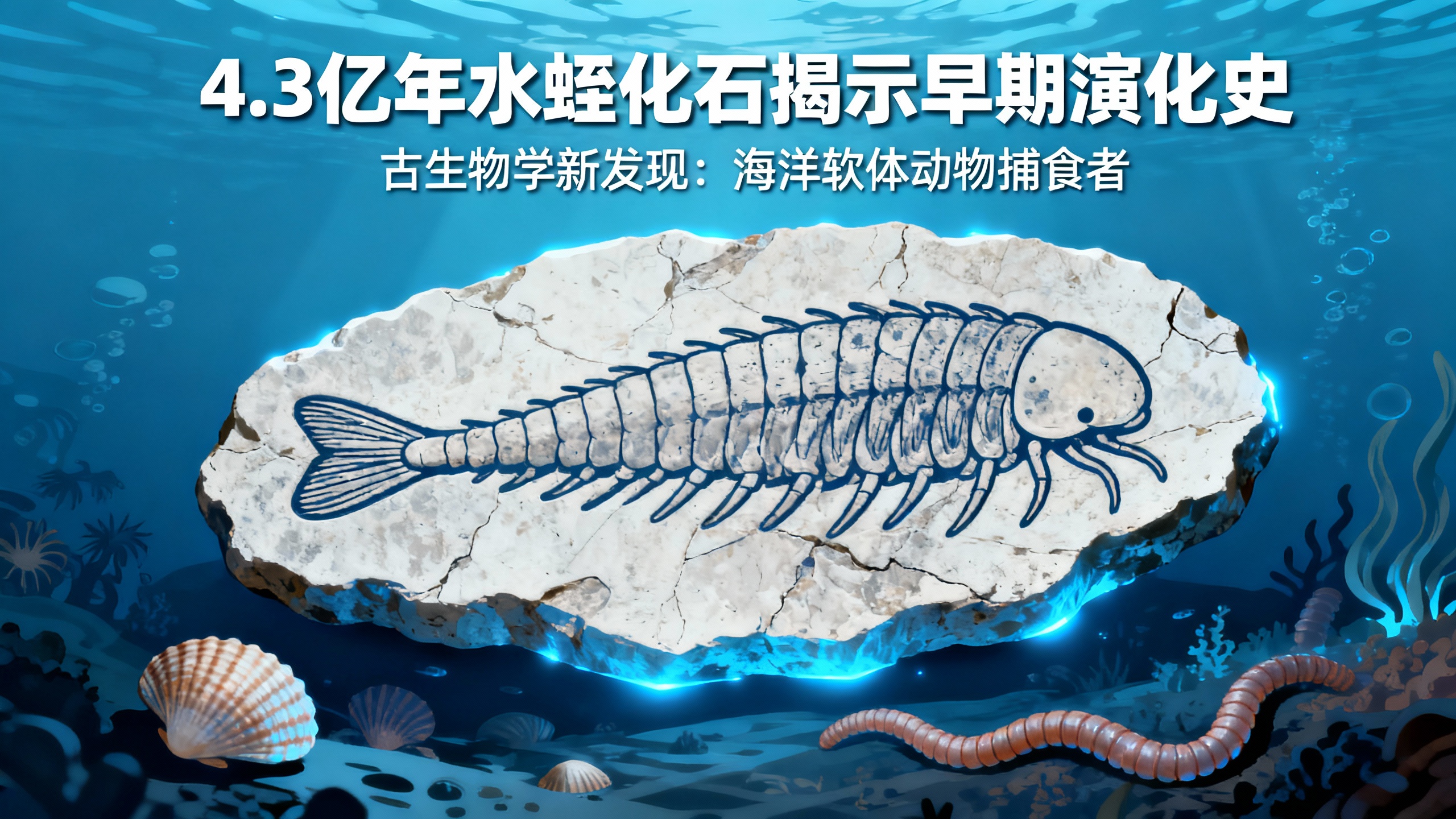 4.3亿年前的水蛭居然不吸血？我扒到了一块“远古盲盒”，故事离谱到编剧都不敢这么写！
