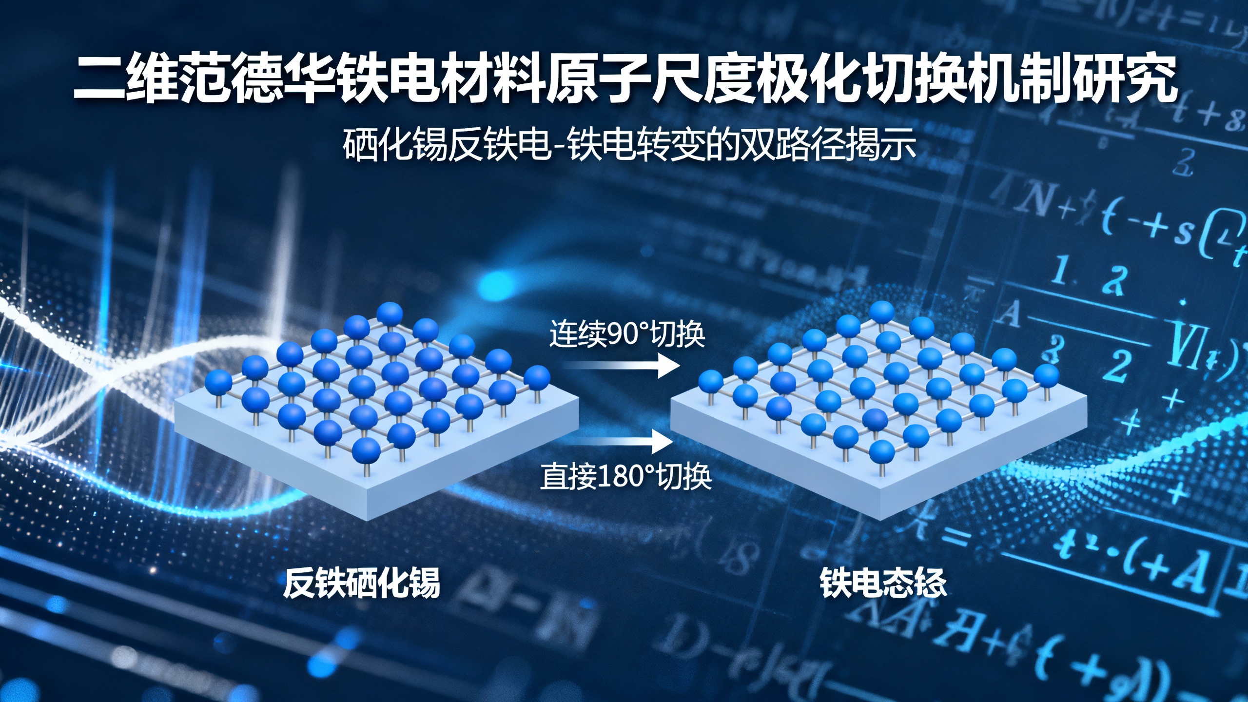 原子级“翻书”现场！二维铁电SnSe的极化切换路径首次被拍成高清电影