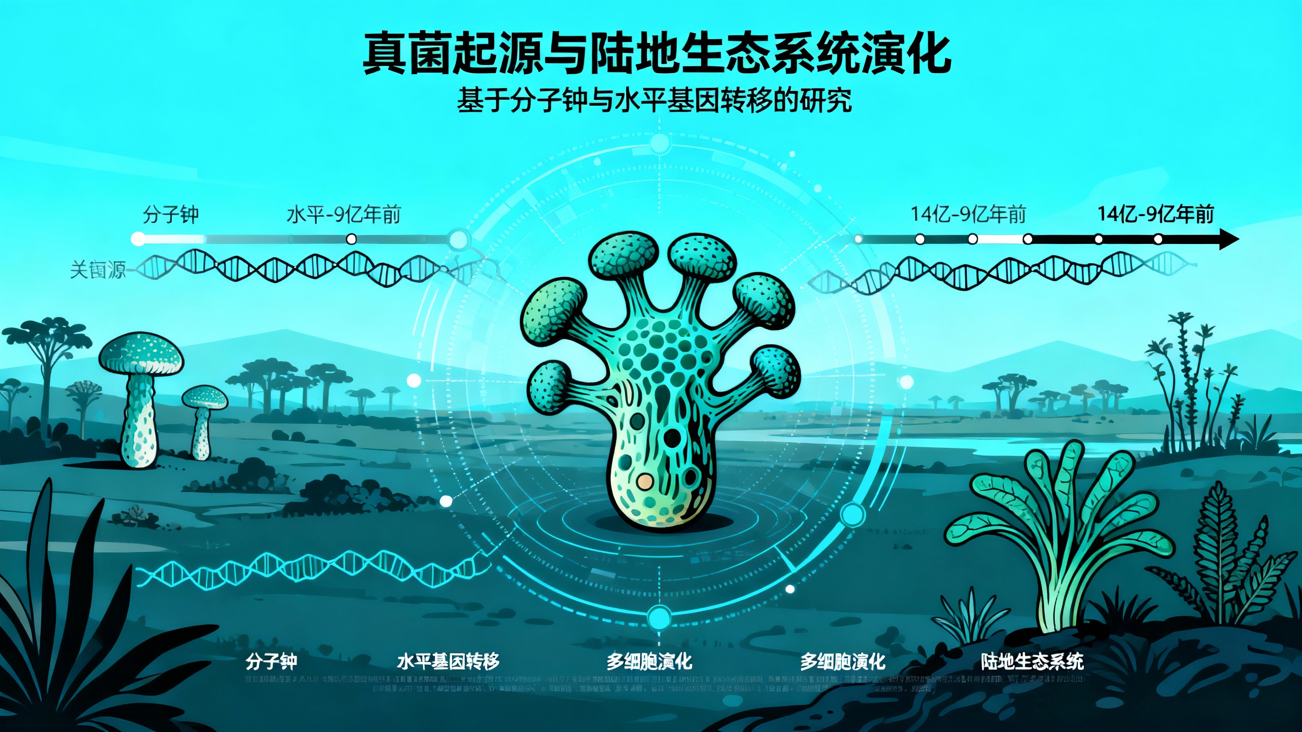 真菌统治地球的十亿年：植物出现前的幕后功臣