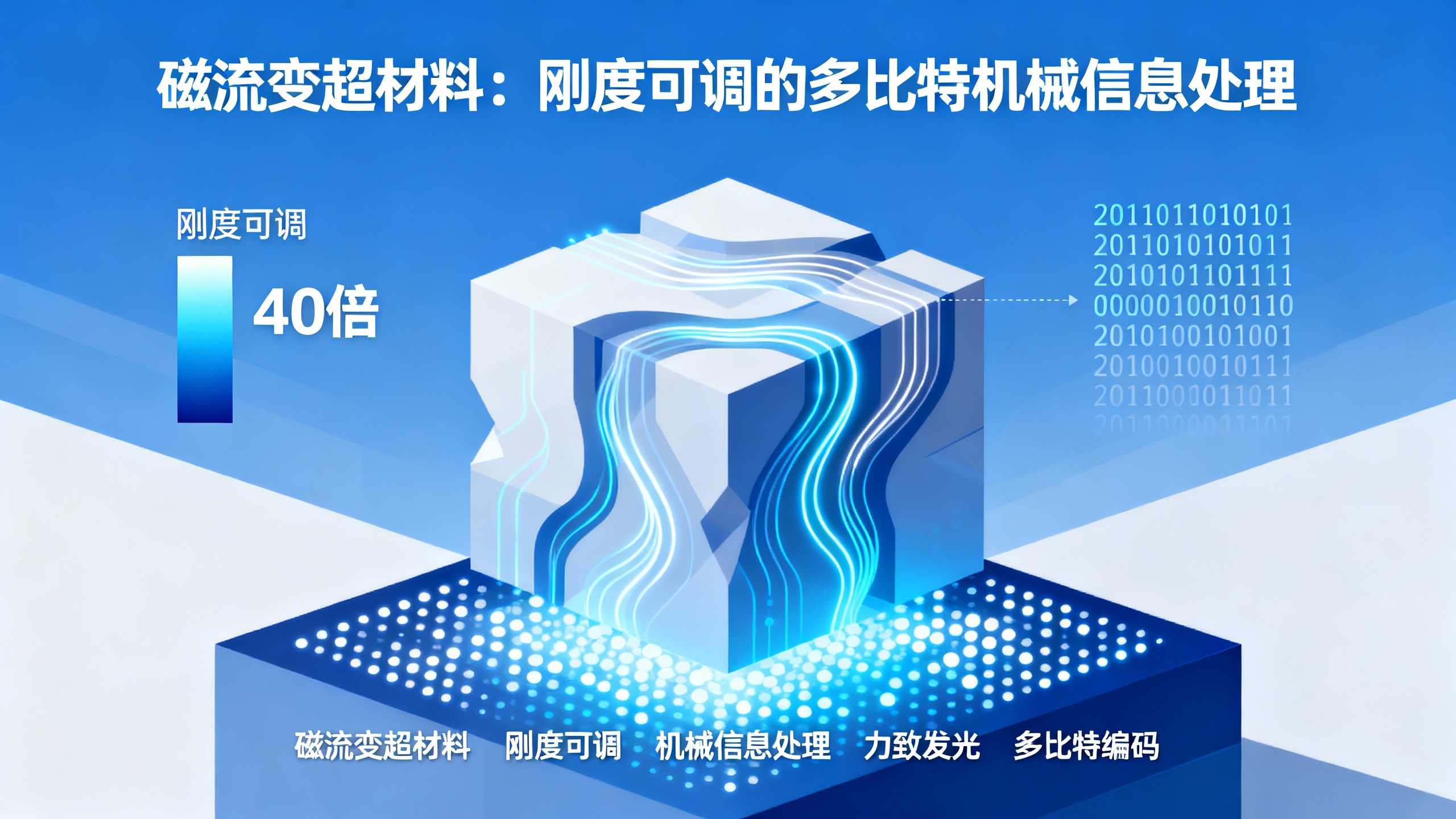 灵感来自脊柱的可调硬度材料，用于可视化机械信息处理