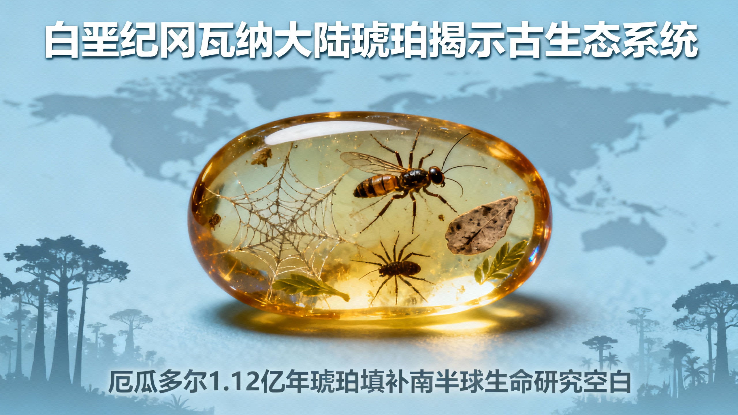 科学家发现1.12亿年前的“昆虫时间胶囊”
