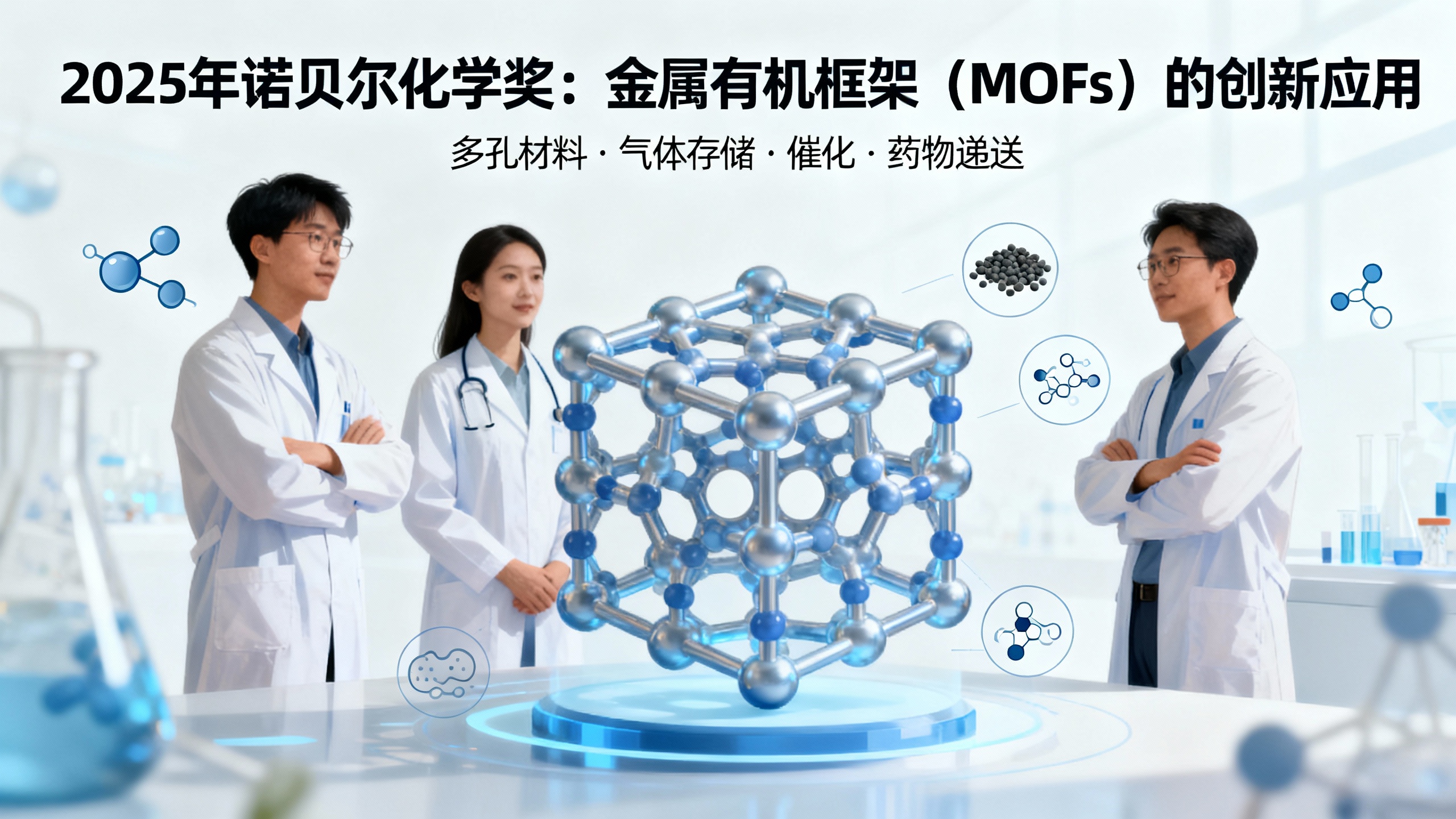 诺贝尔化学奖授予发明“超级海绵”材料的科学家