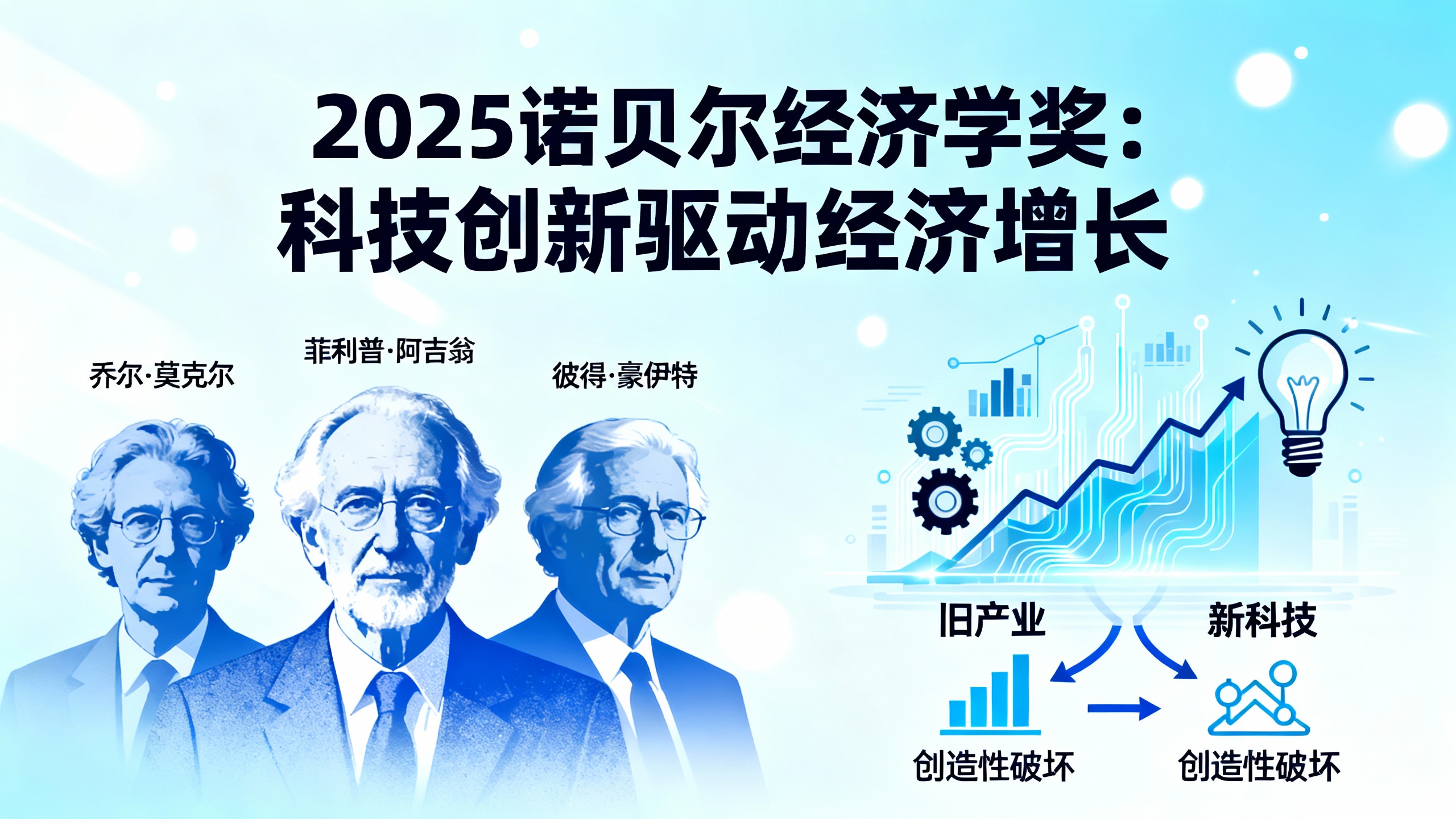 诺贝尔经济学奖表彰研究“科技如何推动经济增长”的学者