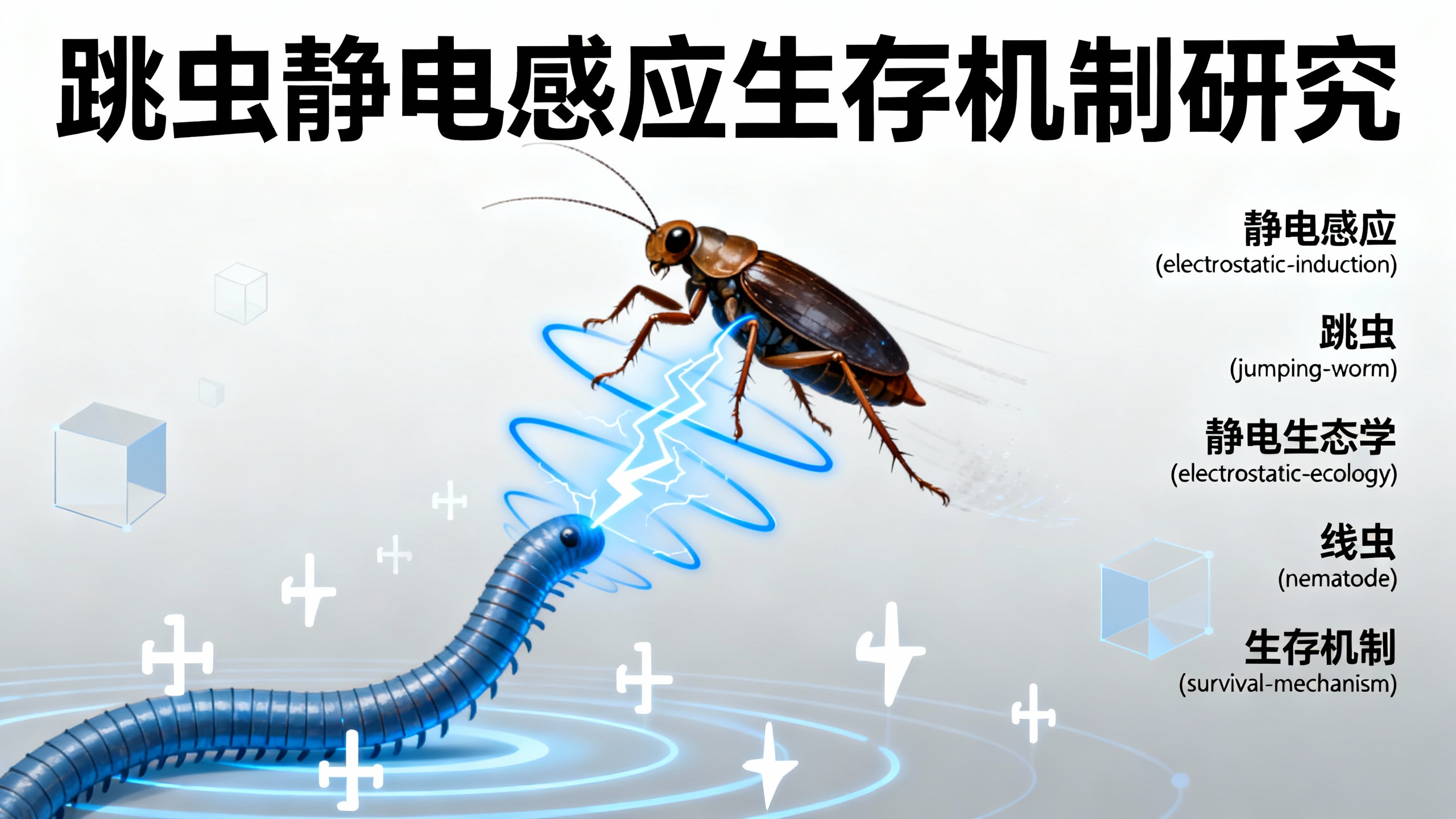 这种小虫子靠静电捕捉会飞的昆虫