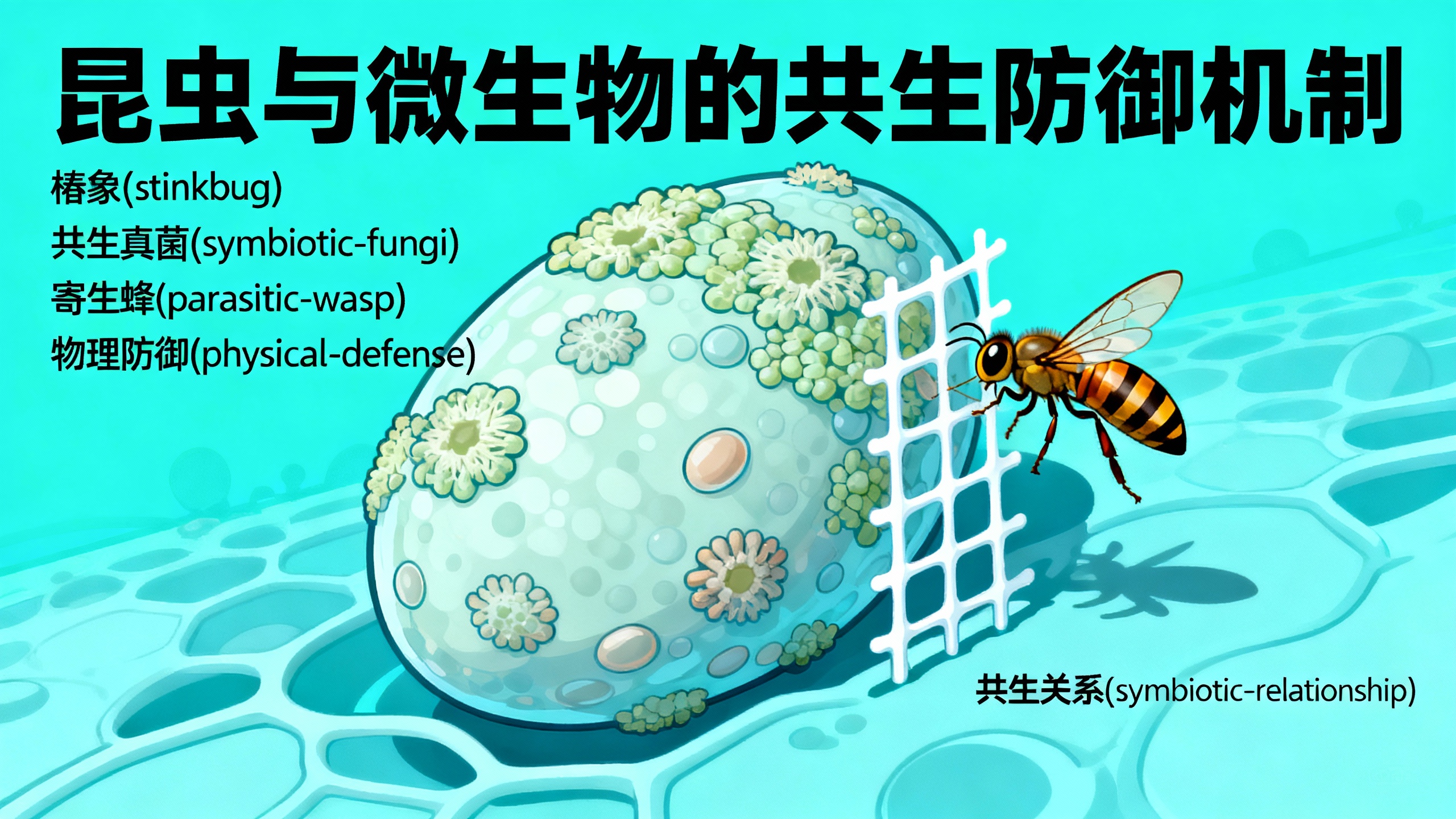 这种臭虫用真菌包裹卵来防御寄生蜂