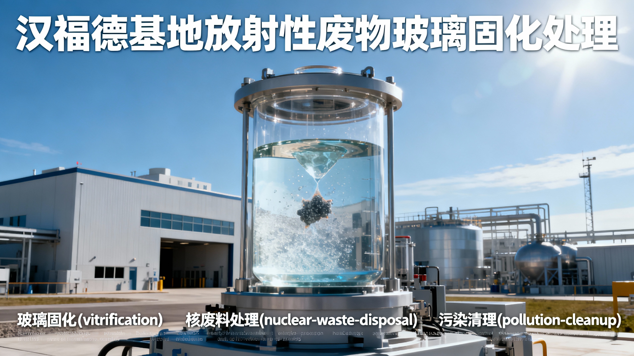 污染严重的武器工厂开始用玻璃封存核废料