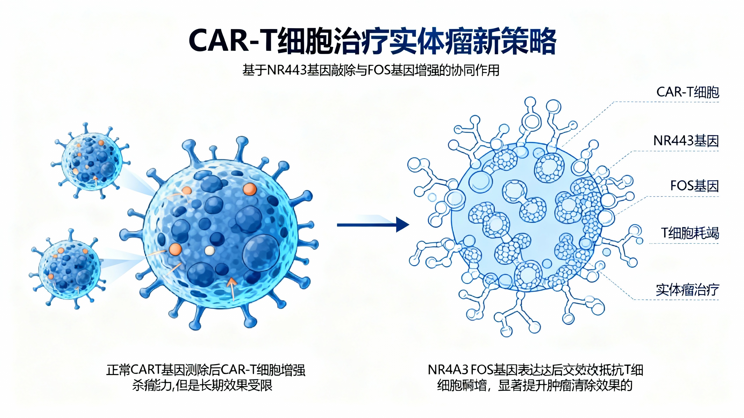 增强FOS基因表达可帮助CAR-T细胞在长期对抗癌细胞时更持久、更有效