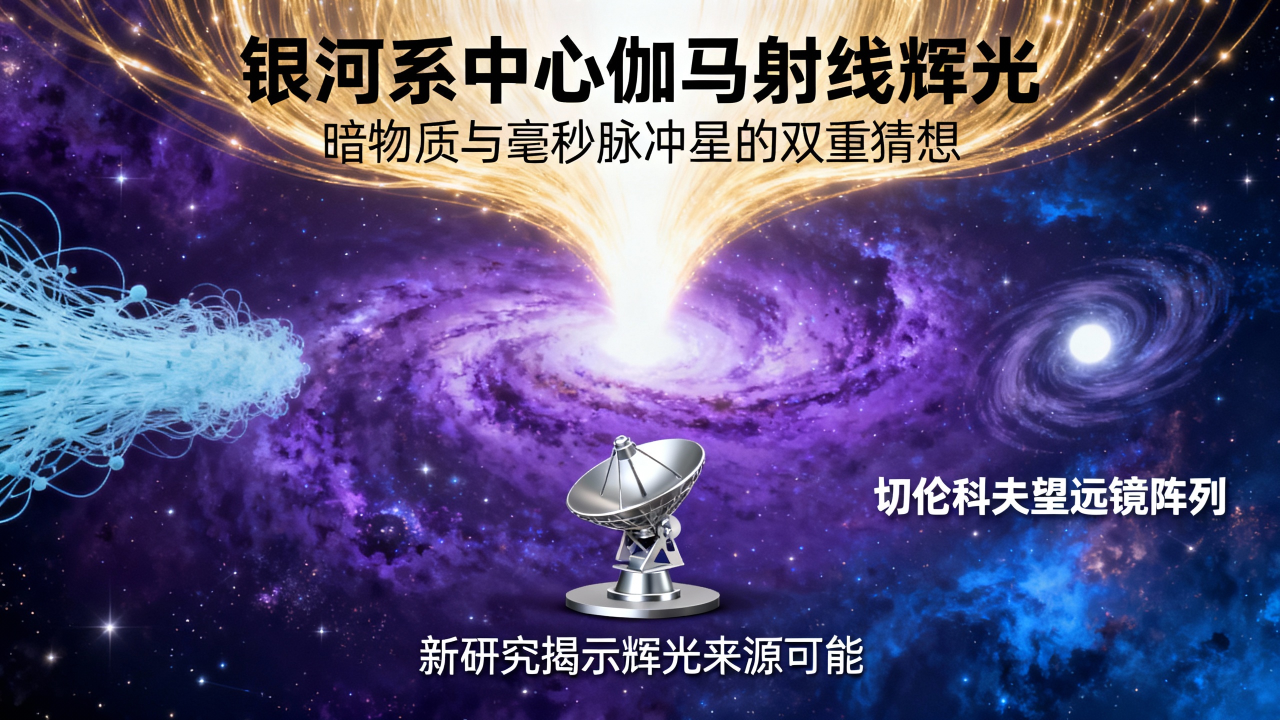 神秘光芒照亮银河系，是暗物质在发光吗？