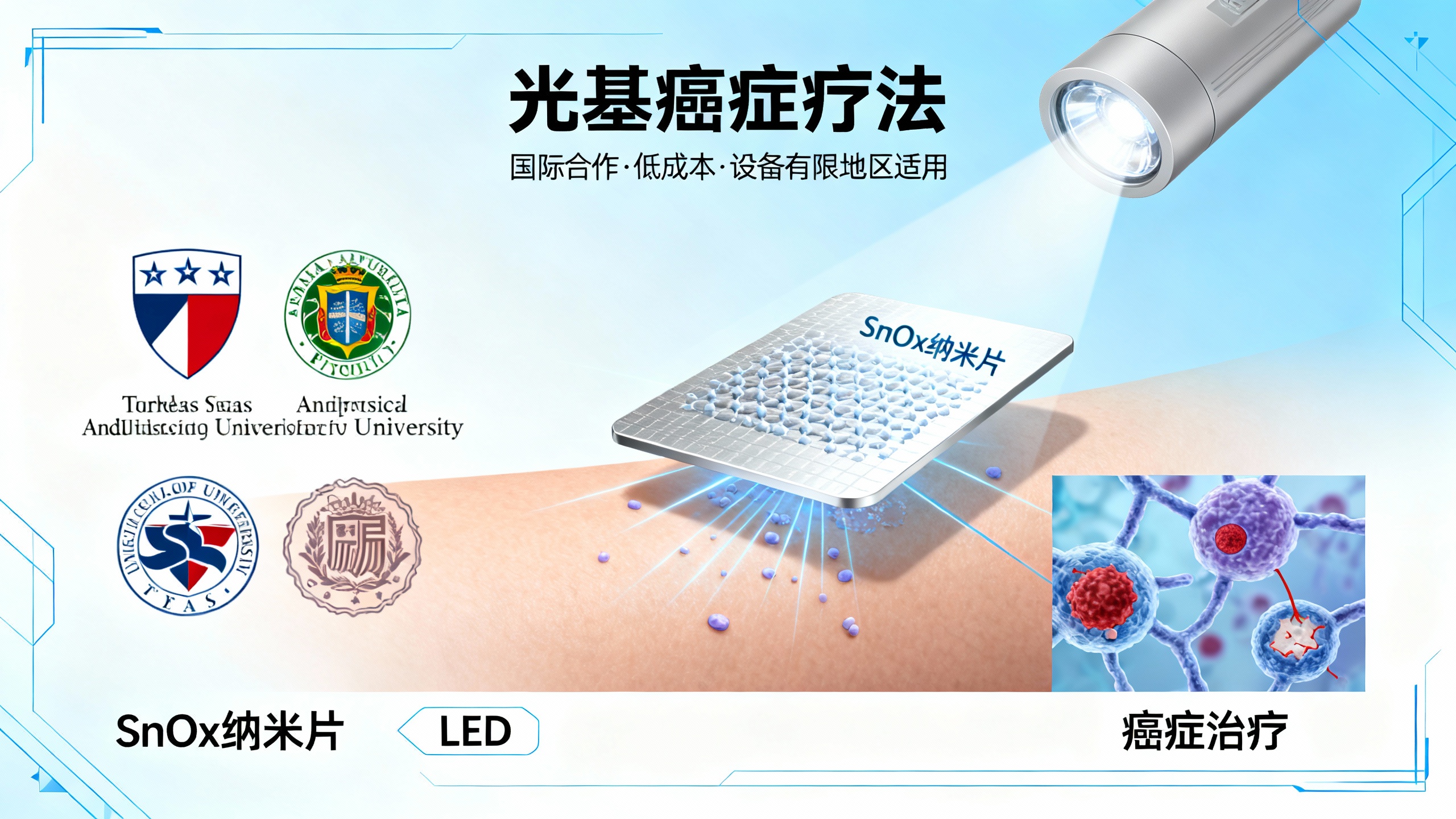 科学家发明能精准杀死癌细胞而不伤正常细胞的LED灯