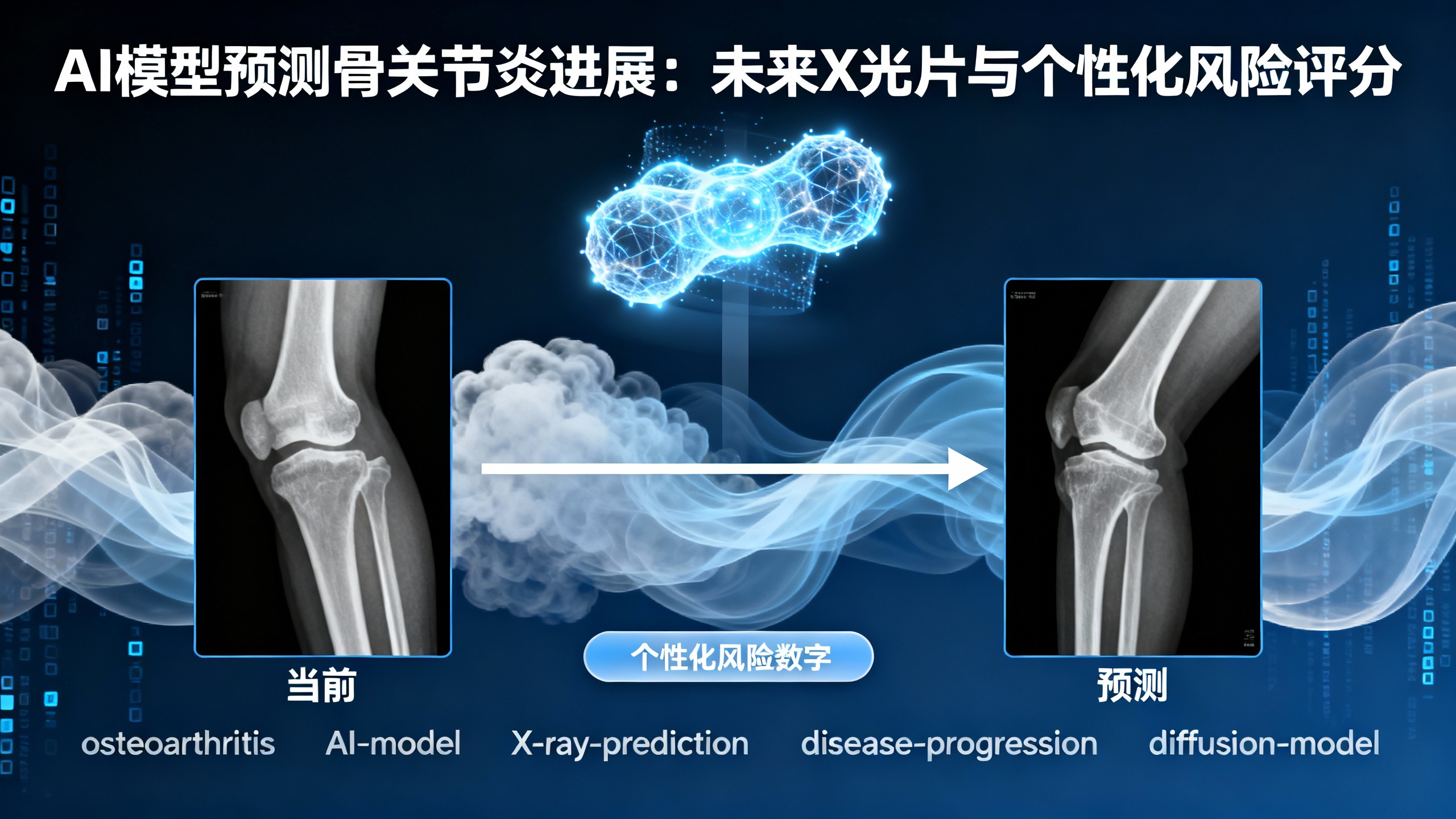 AI让X光片变身为关节炎治疗的“时光机”