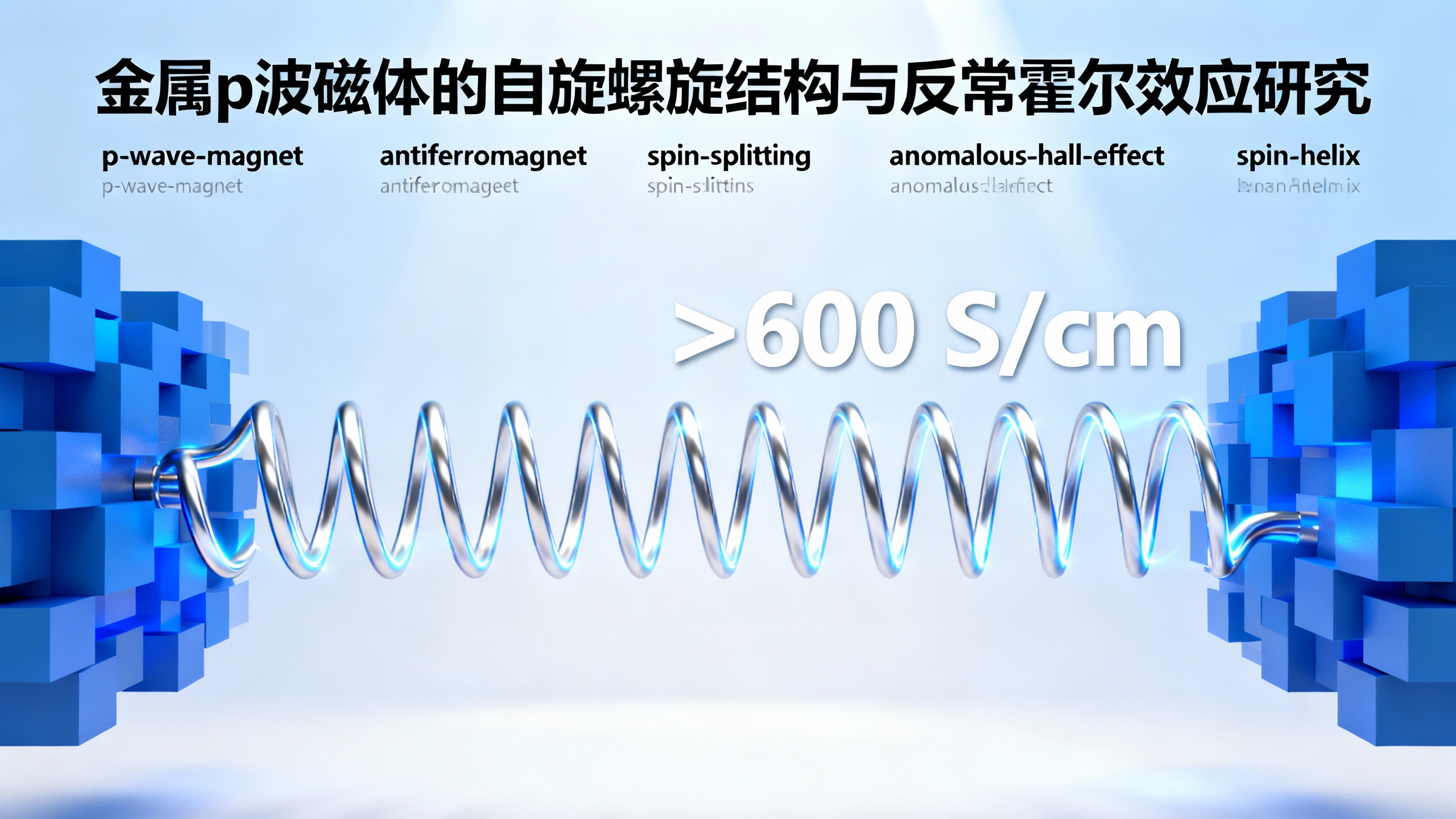 一种具有规则螺旋磁性的金属“p波”磁体