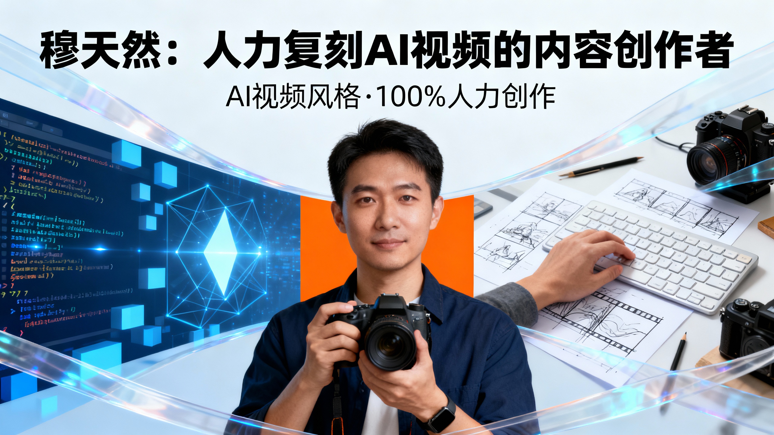 手工制作AI“垃圾”的男人