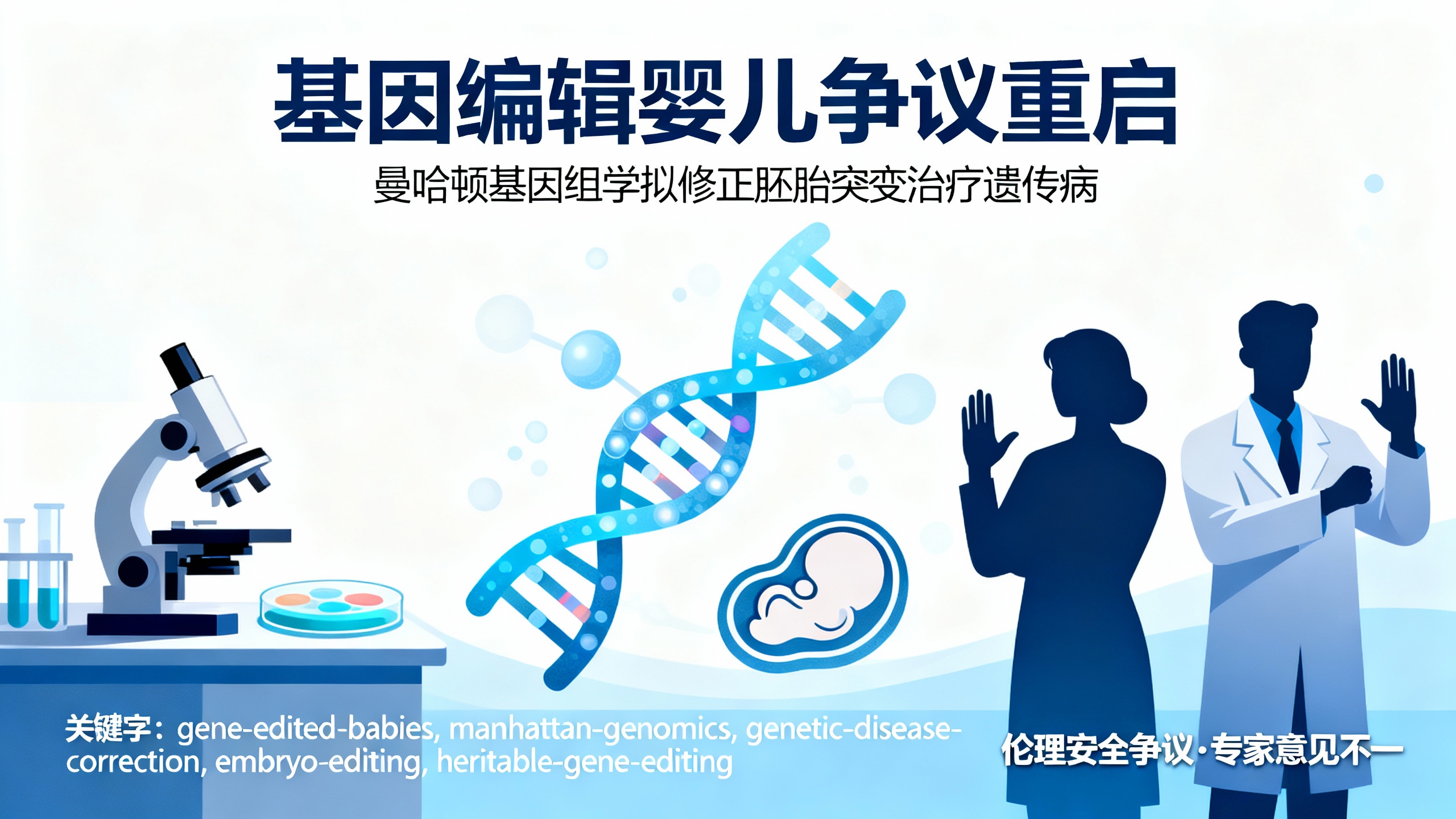 一家新创公司想对人类胚胎进行基因编辑