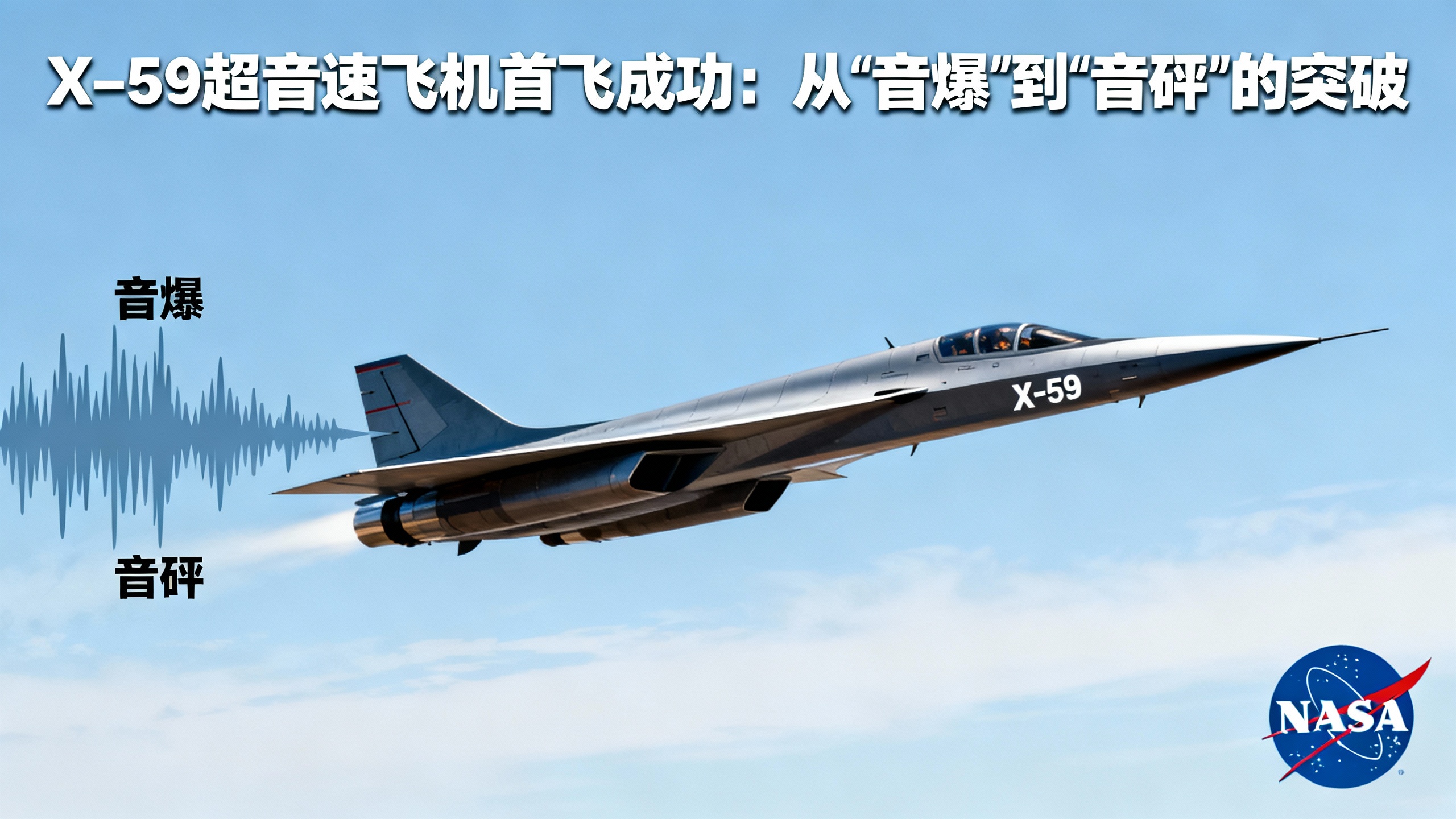 NASA的“静音”超音速飞机首飞成功