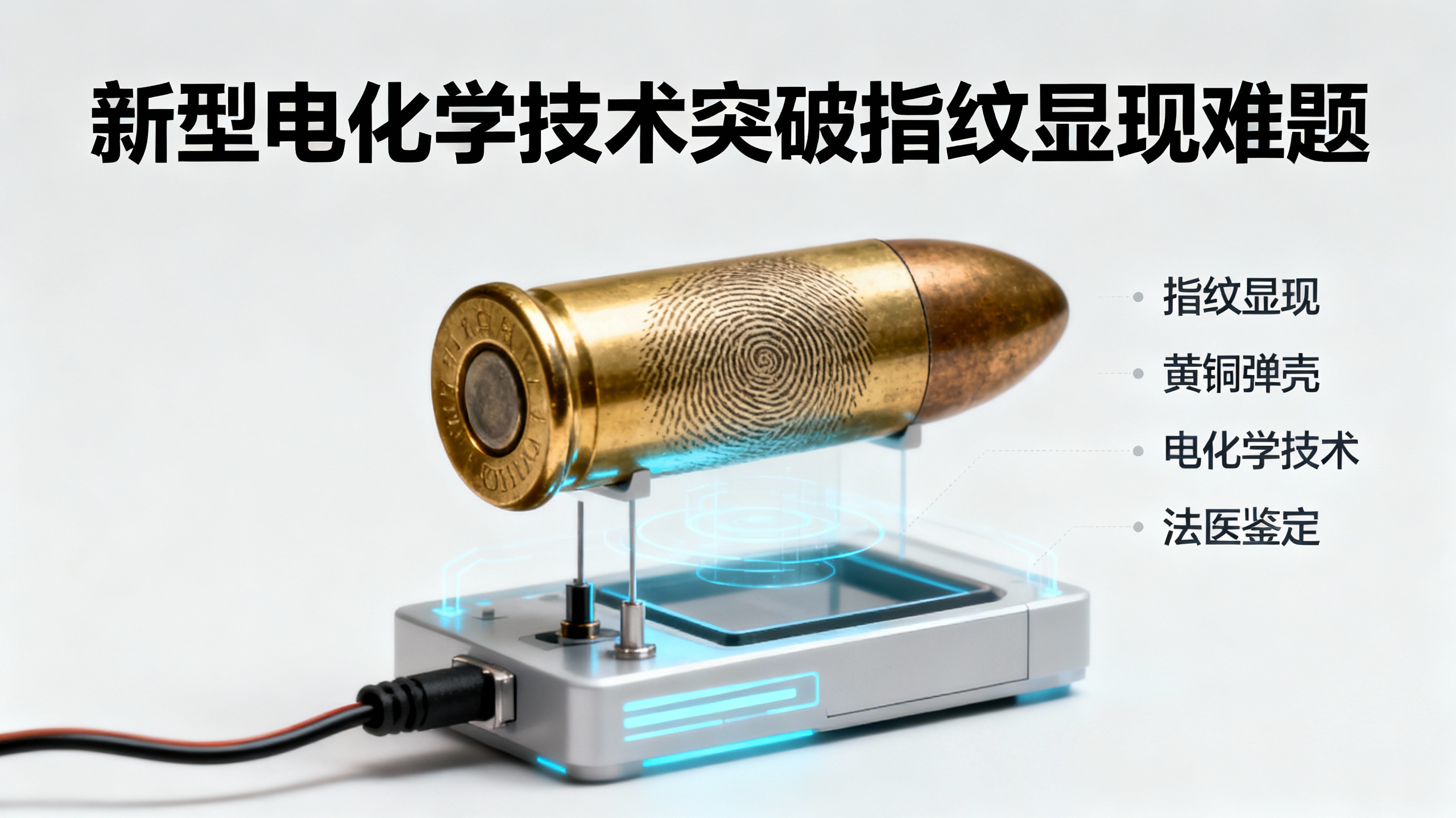 科学家成功从射击后的子弹上提取指纹，破案迎来重大突破