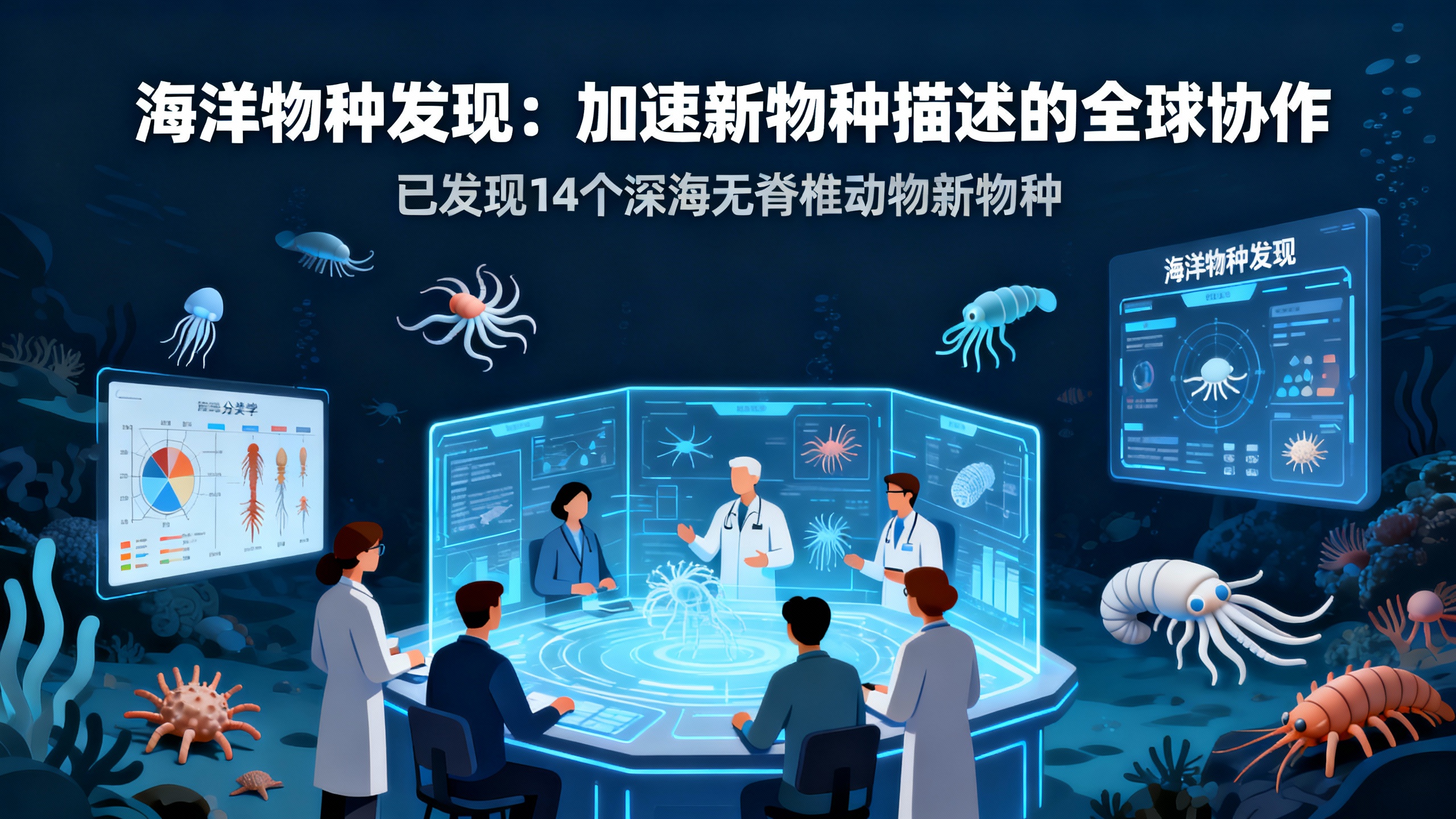 科学家在深海发现14种奇特新生物
