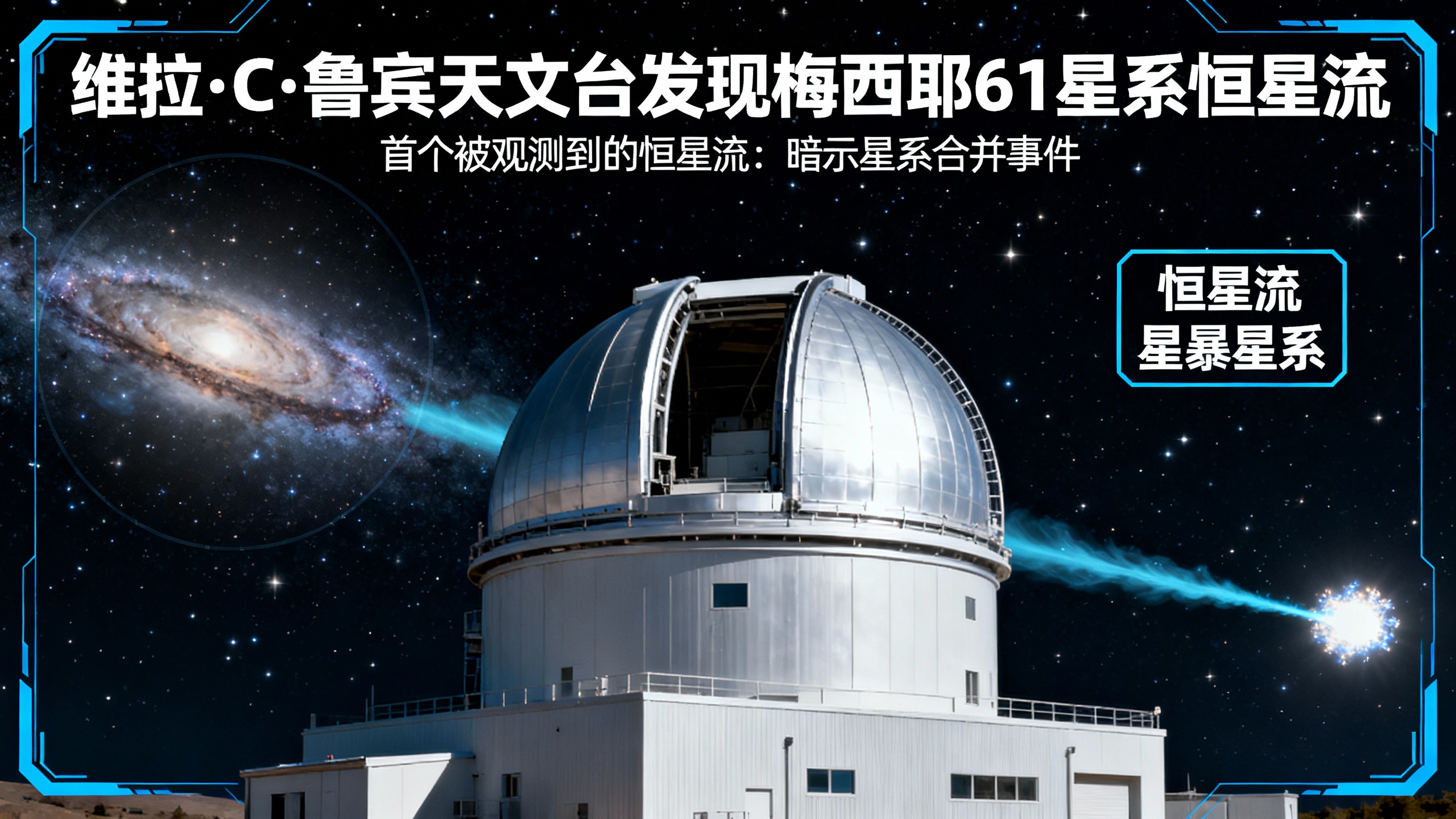 著名星系惊现“尾巴”，或改写其历史