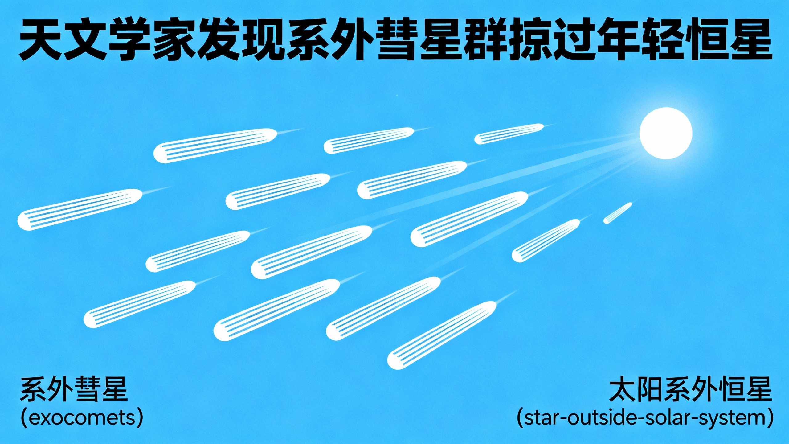 大量“外星彗星”围绕遥远恒星旋转