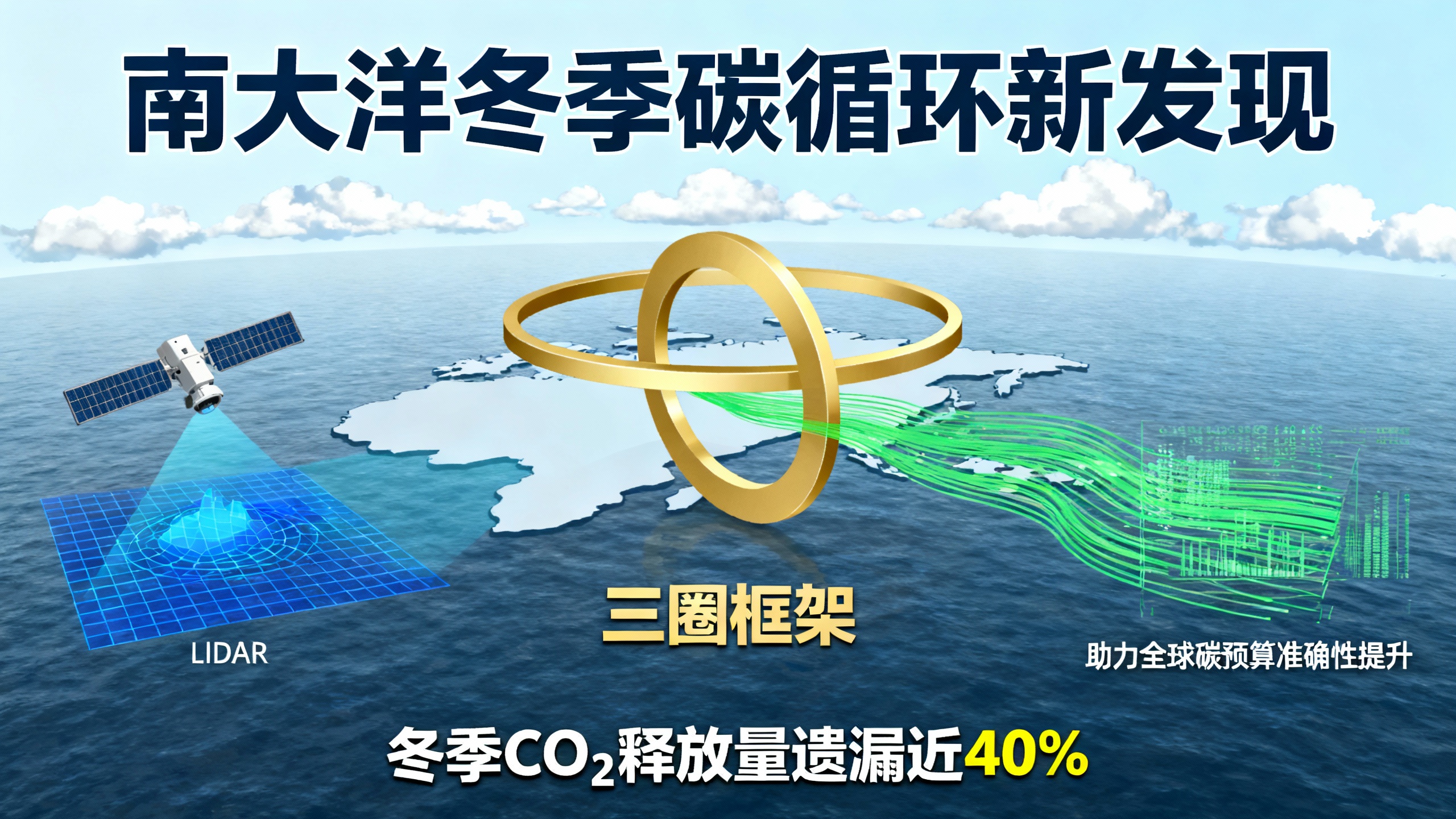 激光卫星揭开南极碳排放的秘密