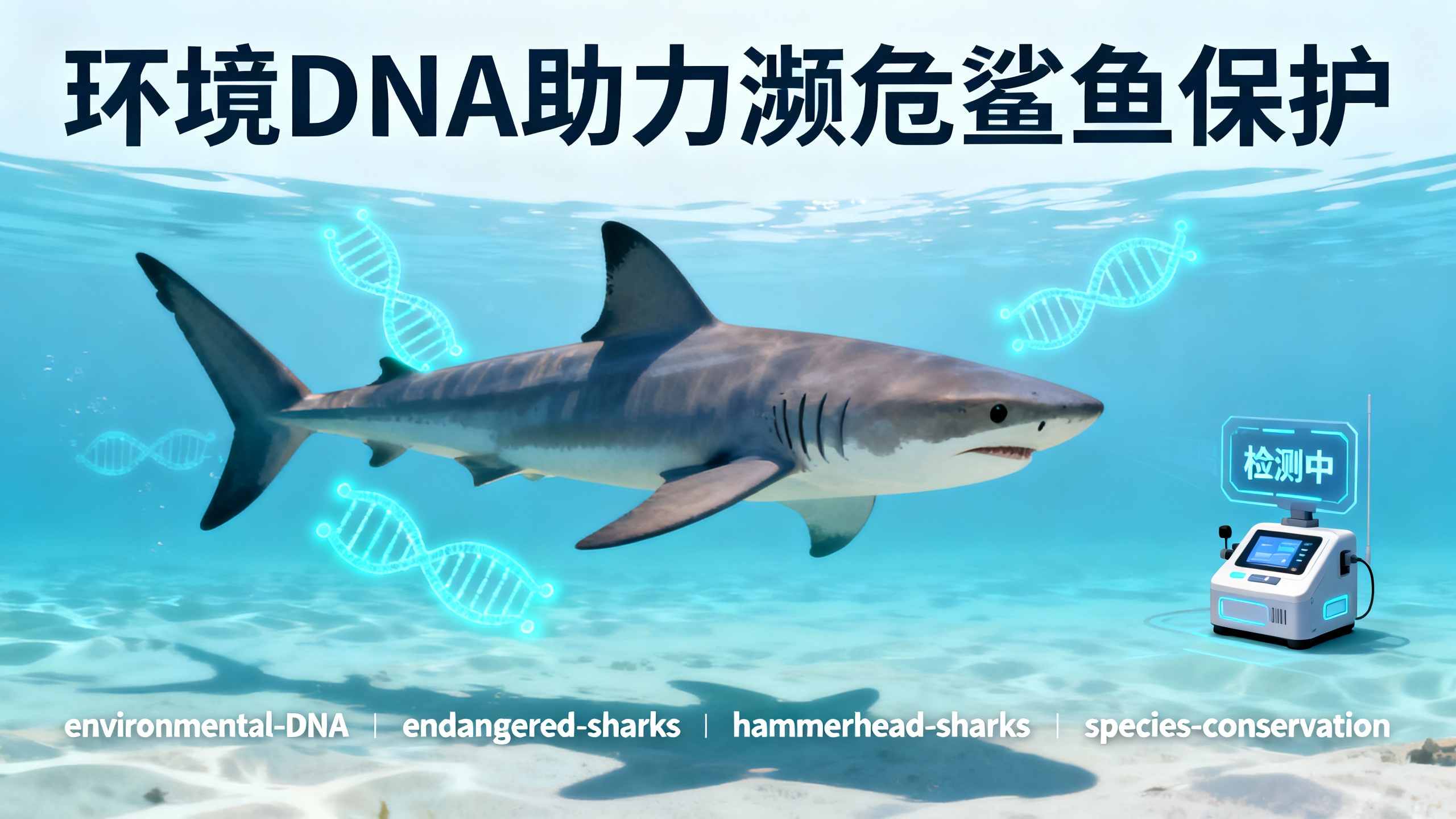 海水中的DNA揭示了失踪的锤头鲨踪迹