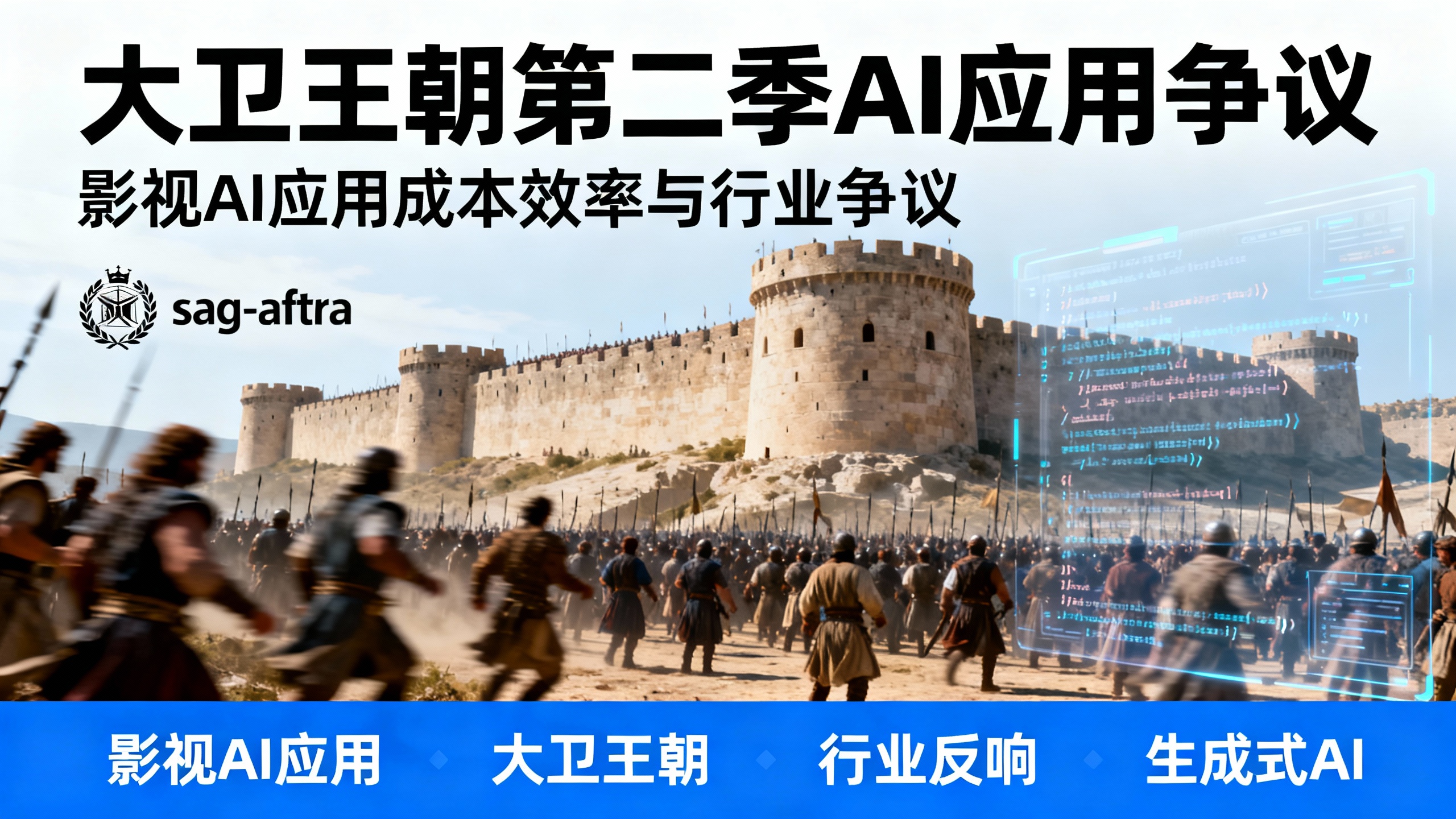 亚马逊剧集《大卫之家》第二季使用了350多个AI镜头，主创毫不后悔