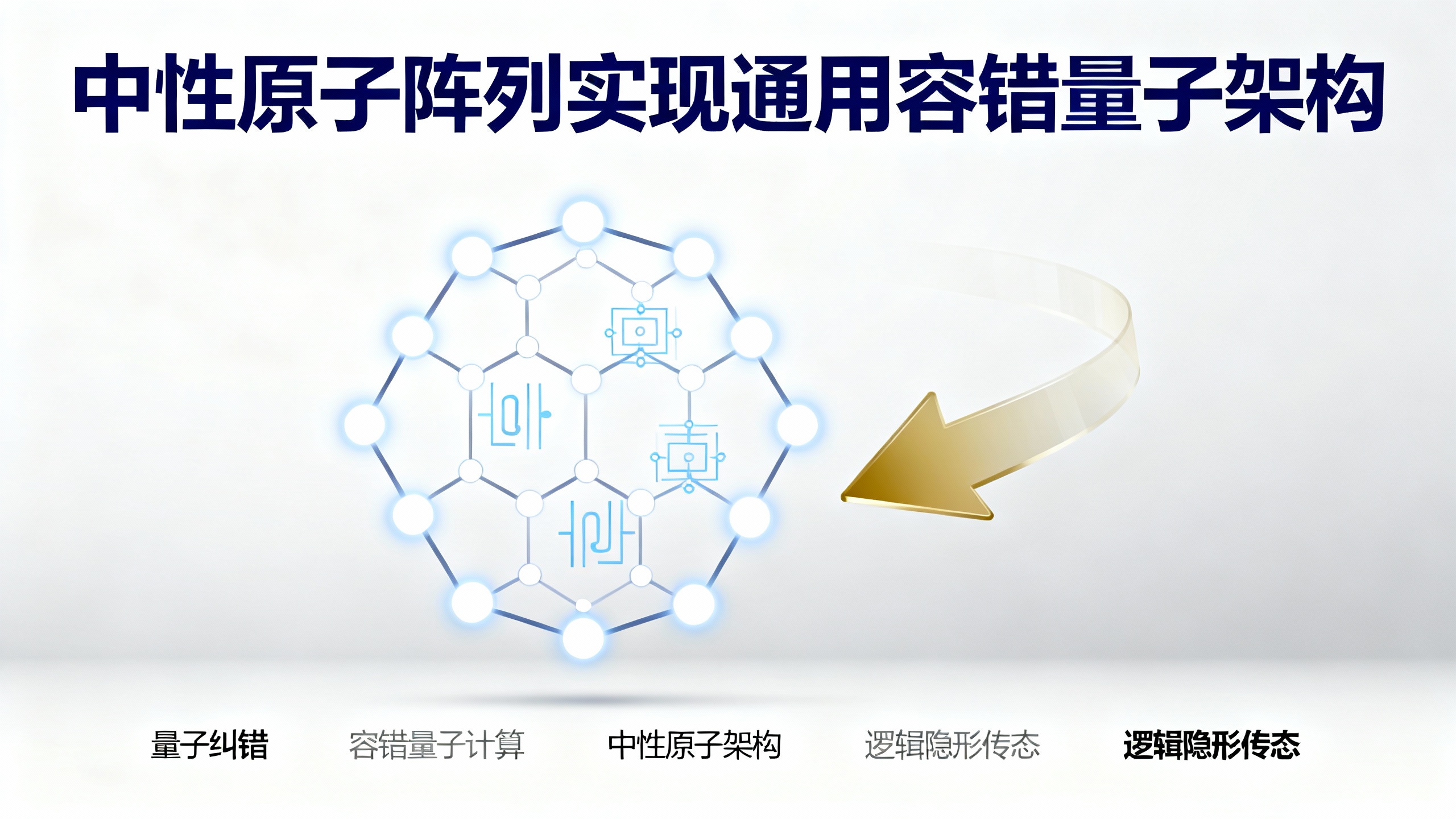 一种可用于通用量子计算的抗错型中性原子架构