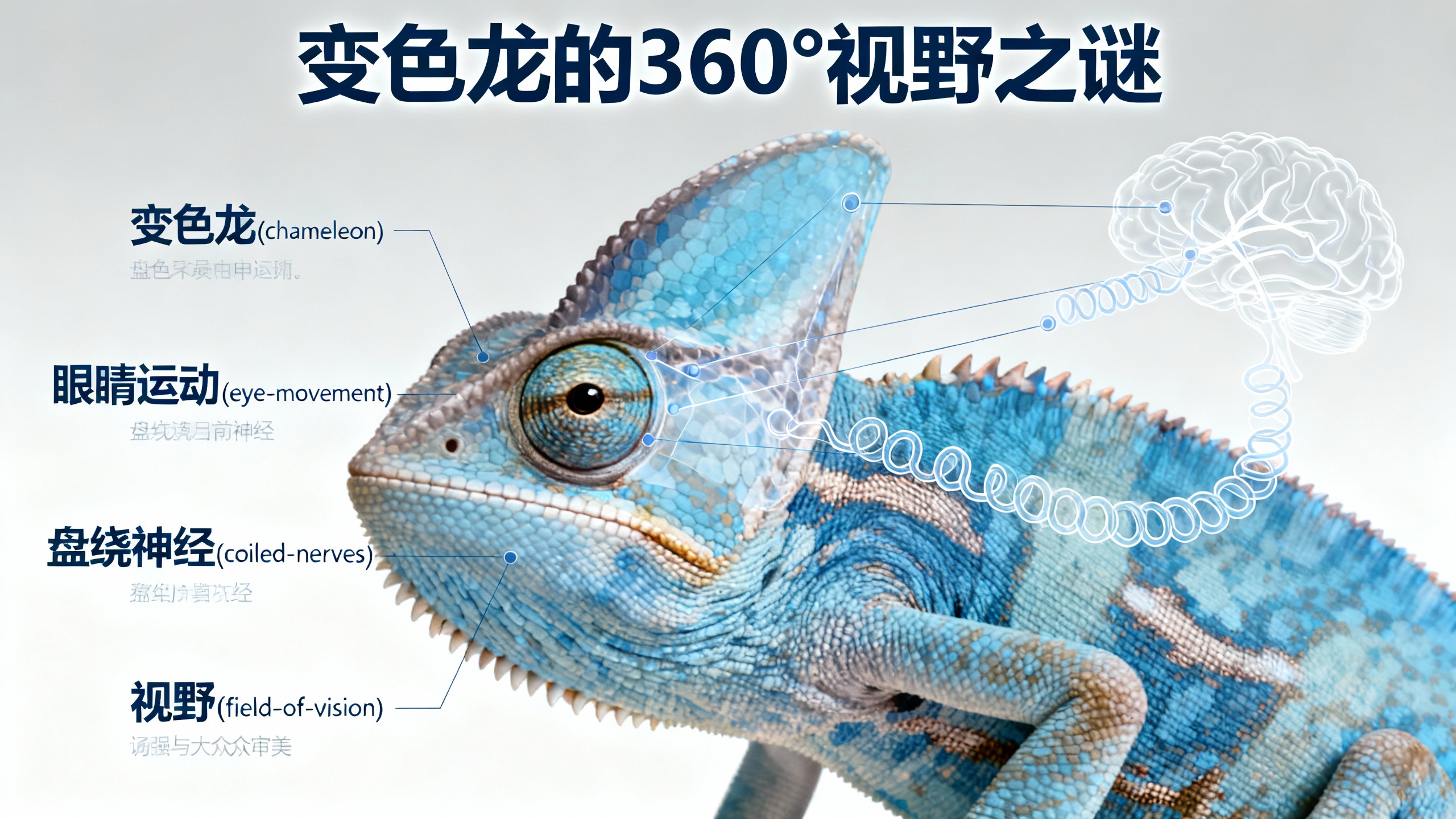 变色龙眼睛怪异背后的秘密