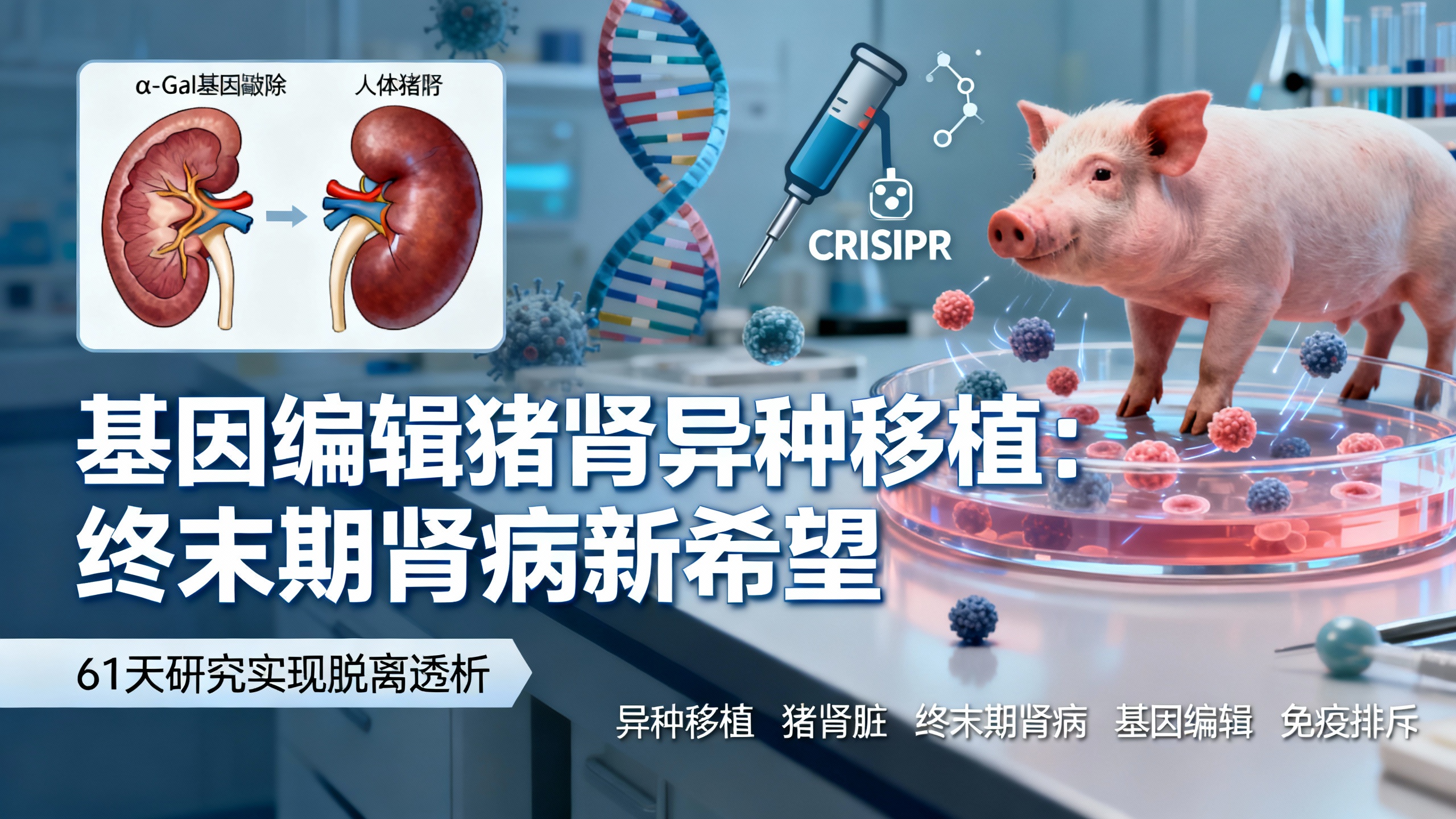 猪肾移植给人：身体和免疫反应的科学揭秘