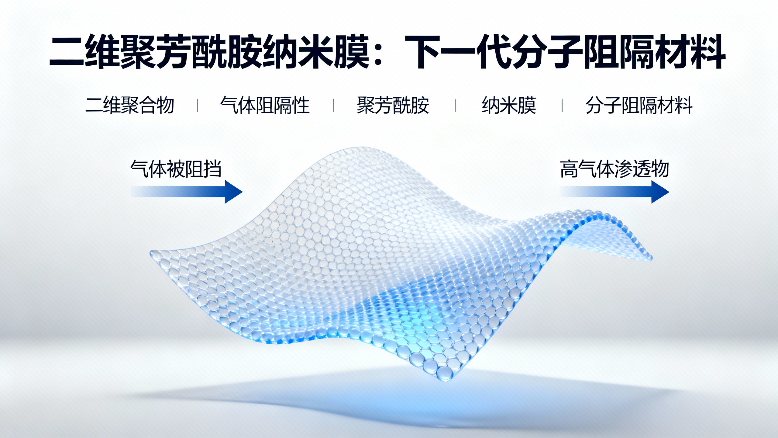 一种由二维芳纶制成的分子级不透膜