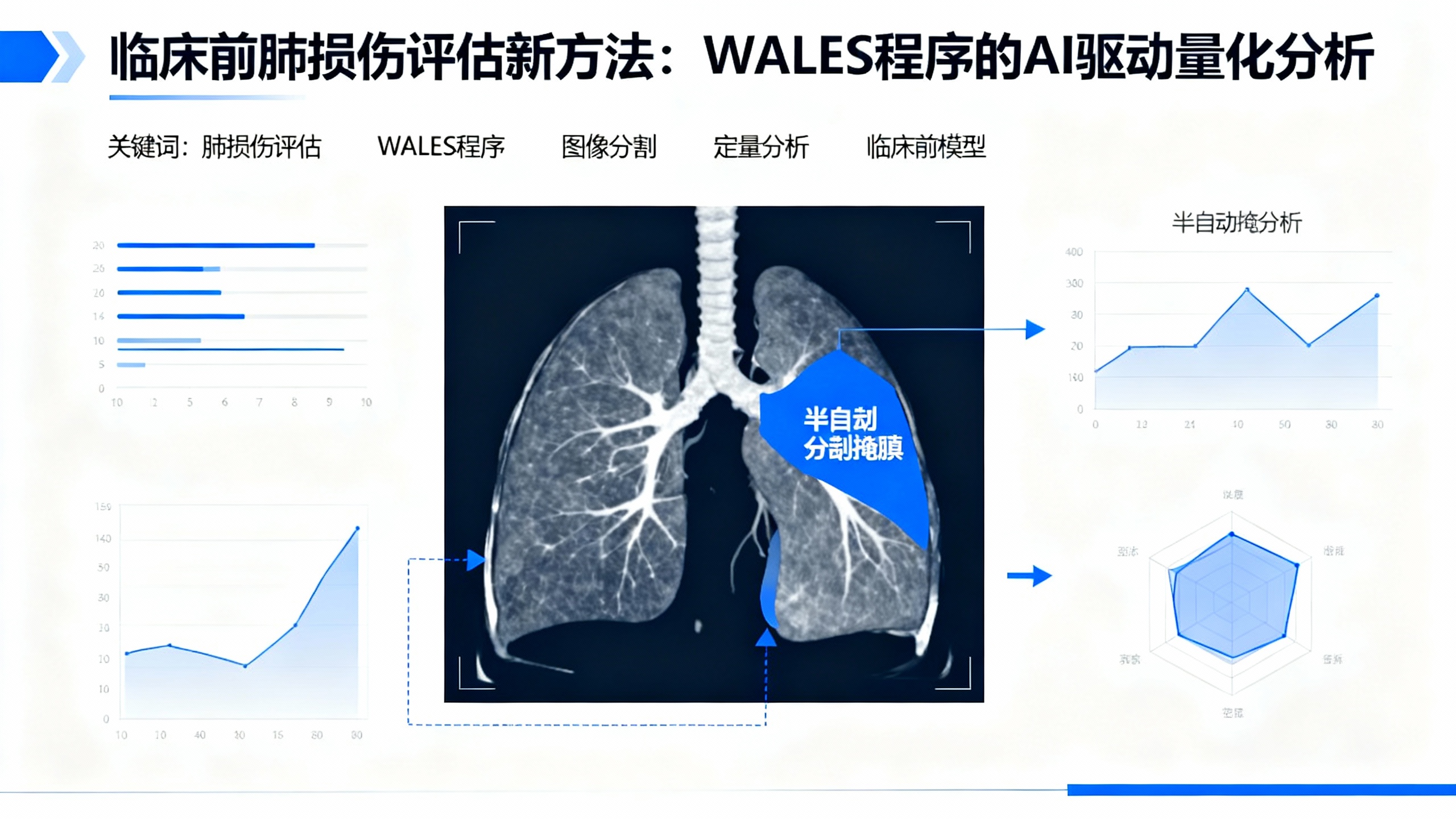 宽角肺部实验分割（WALES）：在模型系统中有效量化评估肺部病变