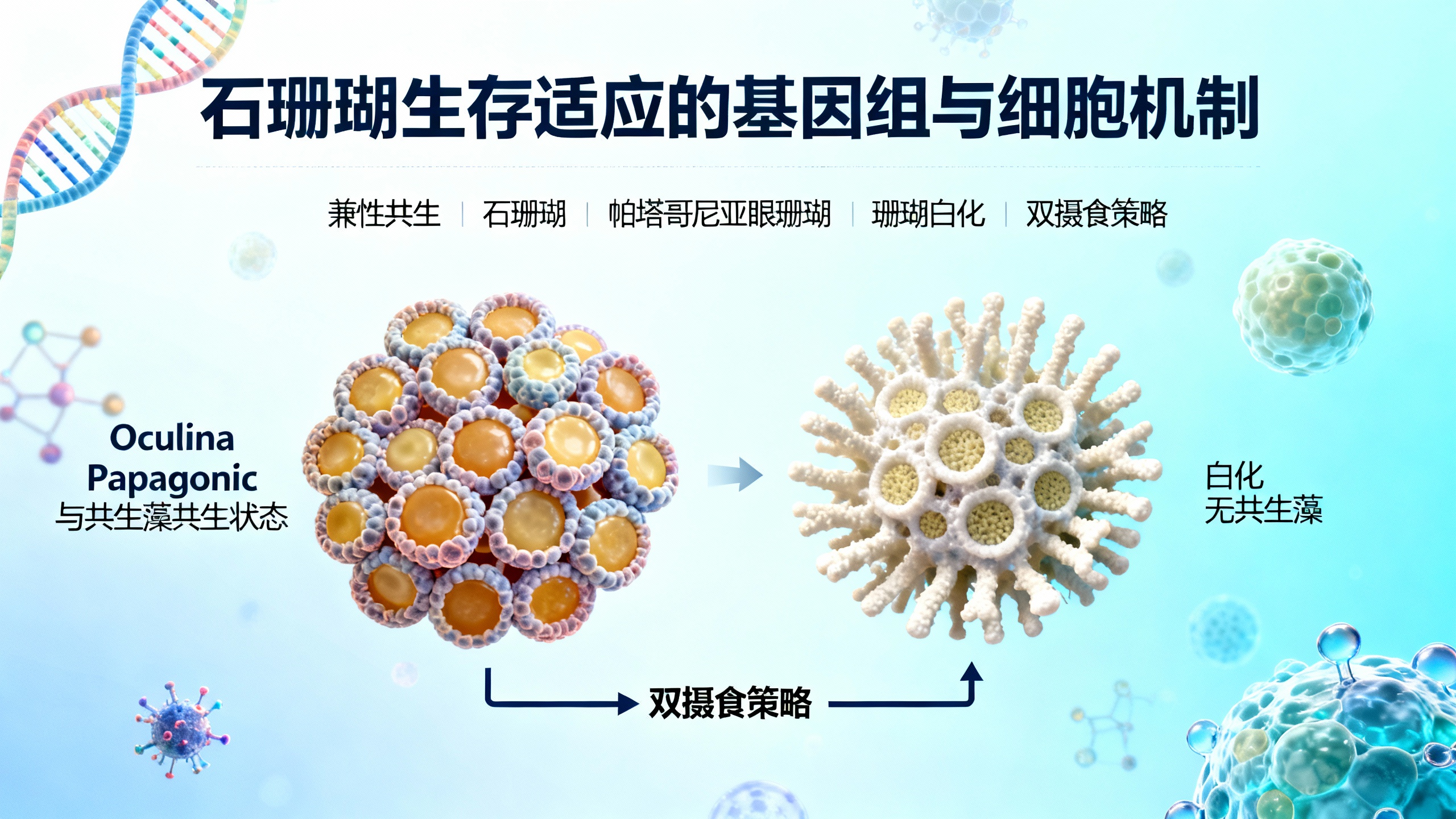 石珊瑚中兼性共生的演化