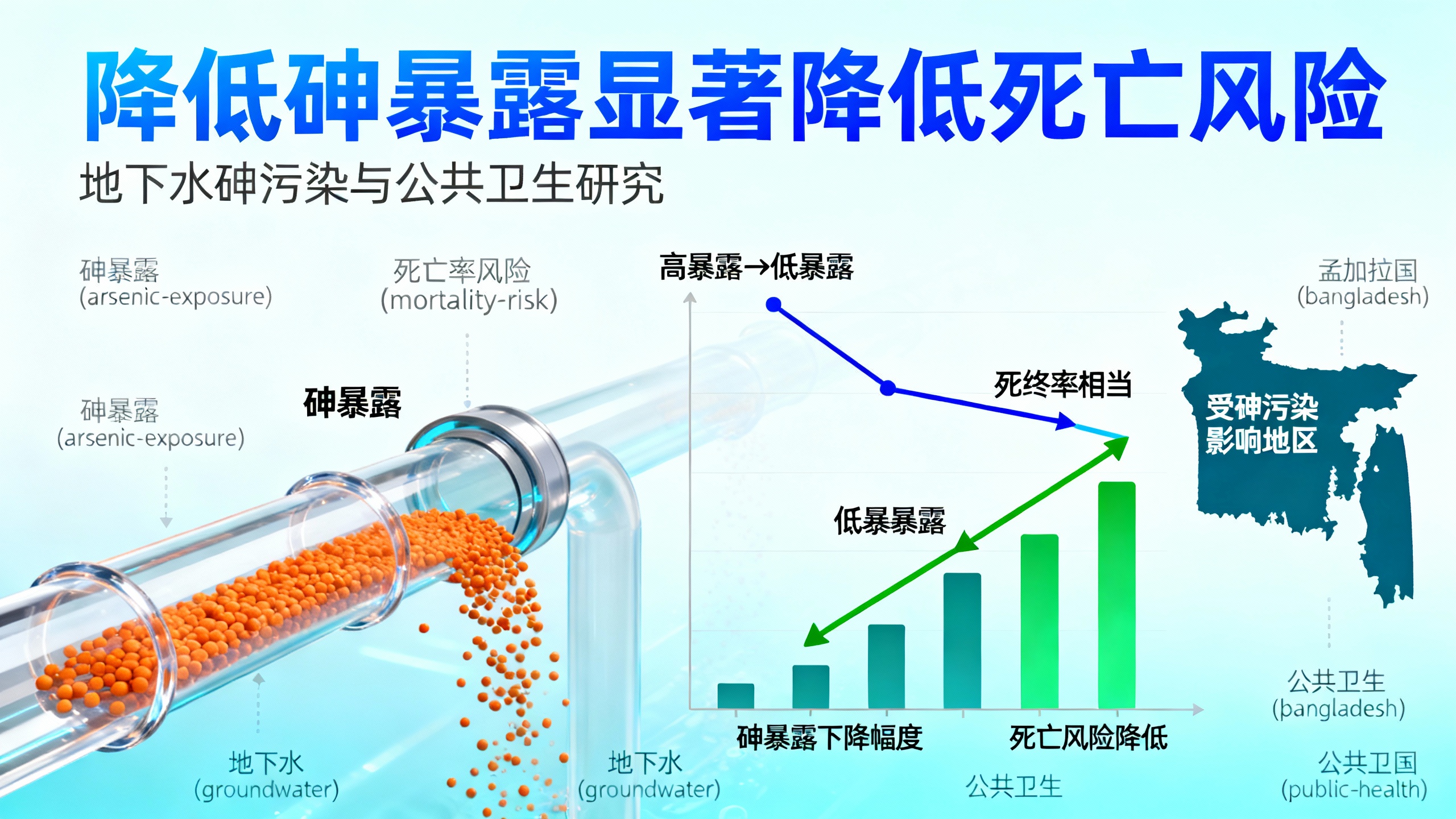 二十年研究发现：水质改善可显著减少癌症和心脏病死亡