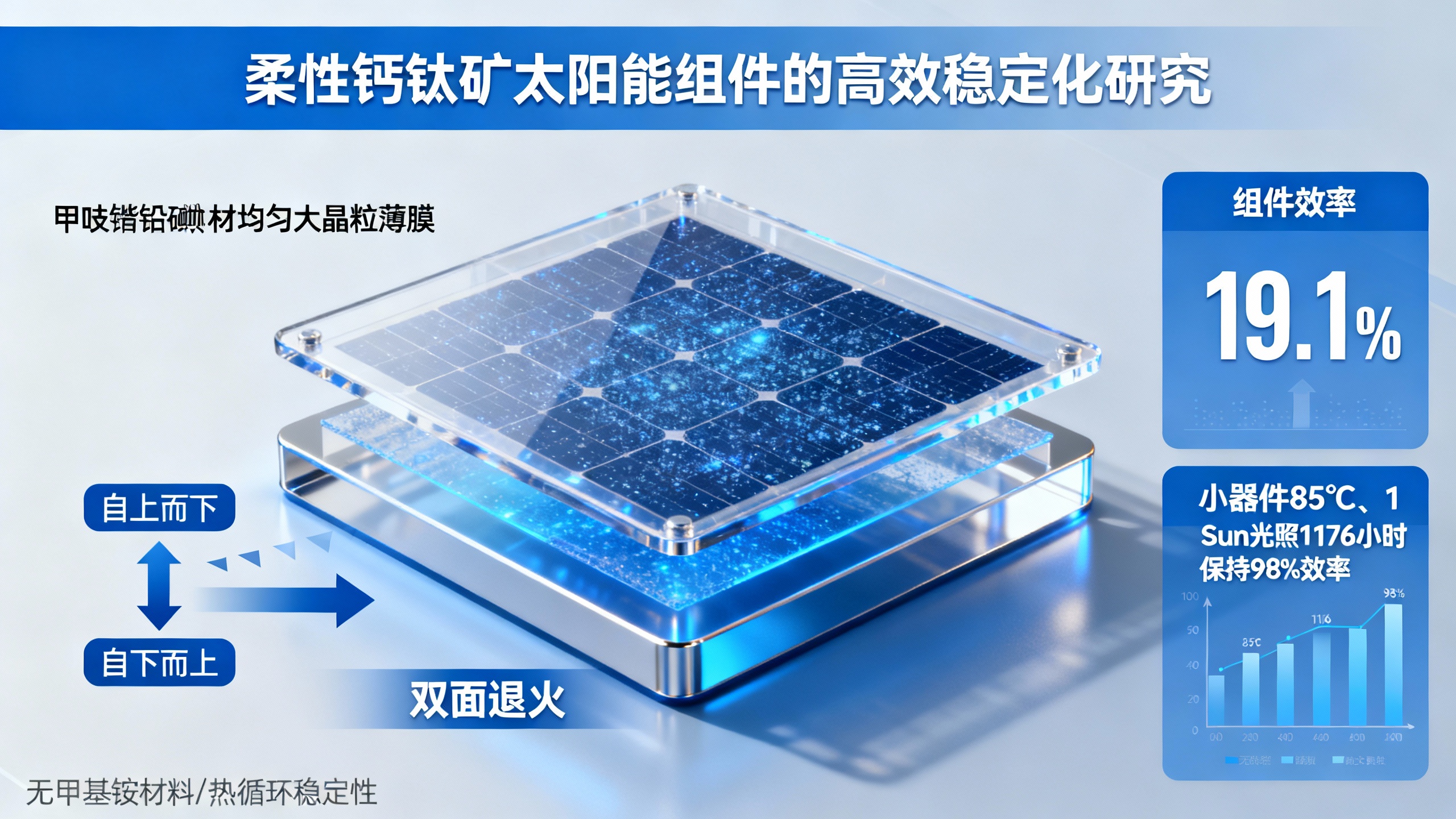 双面加热让钙钛矿太阳能电池更高效稳定