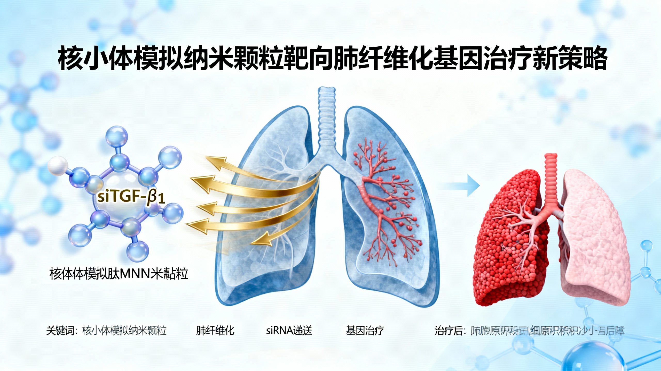 为治疗肺纤维化，科学家设计新型纳米颗粒突破肺部障碍