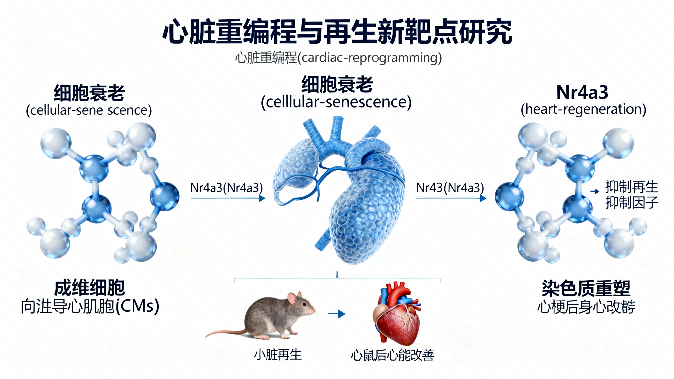 阻断一个关键蛋白，让心脏细胞“返老还童”