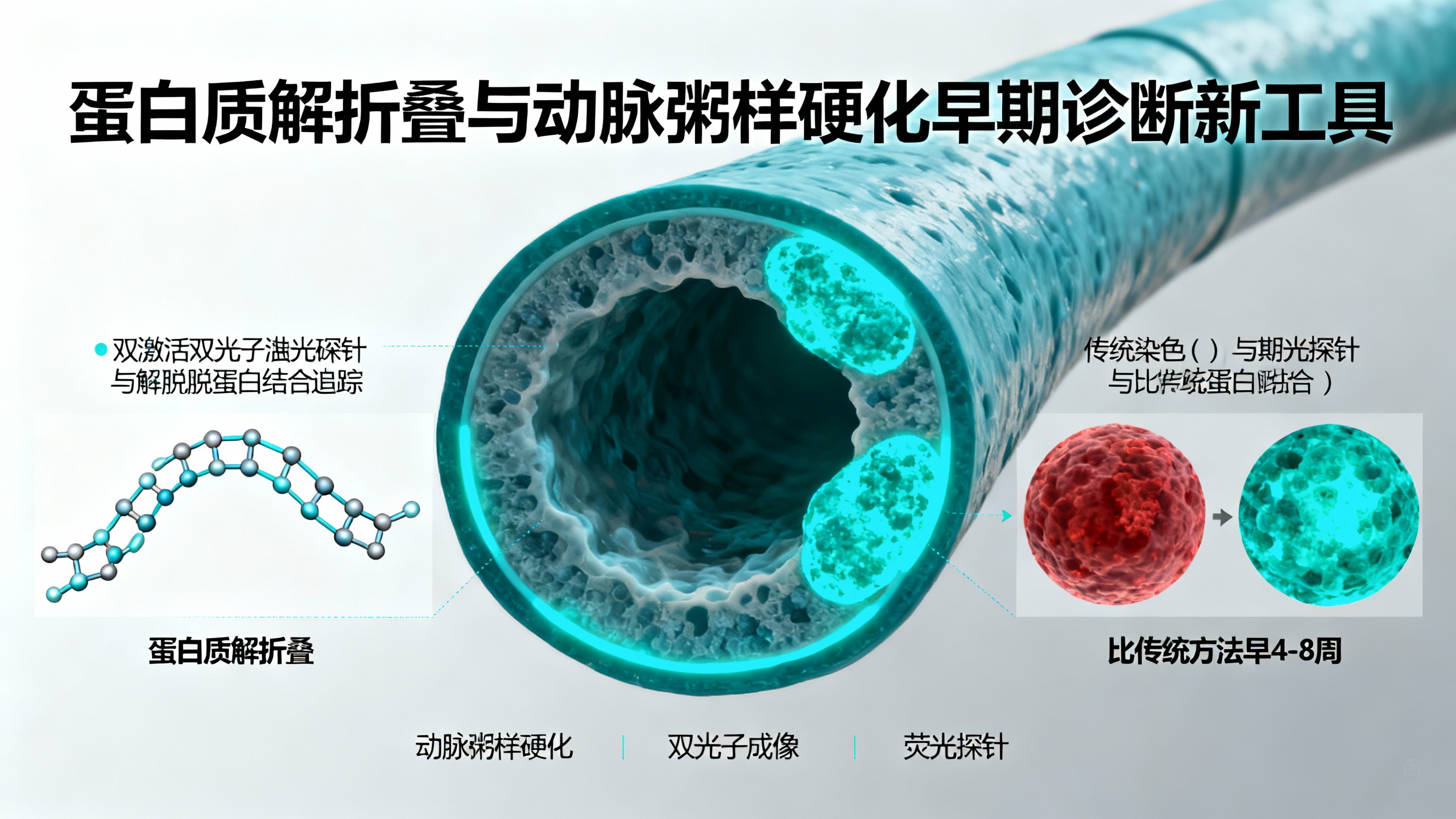 用双信号点亮血管“老化”过程：新型检测技术助力早期动脉硬化诊断