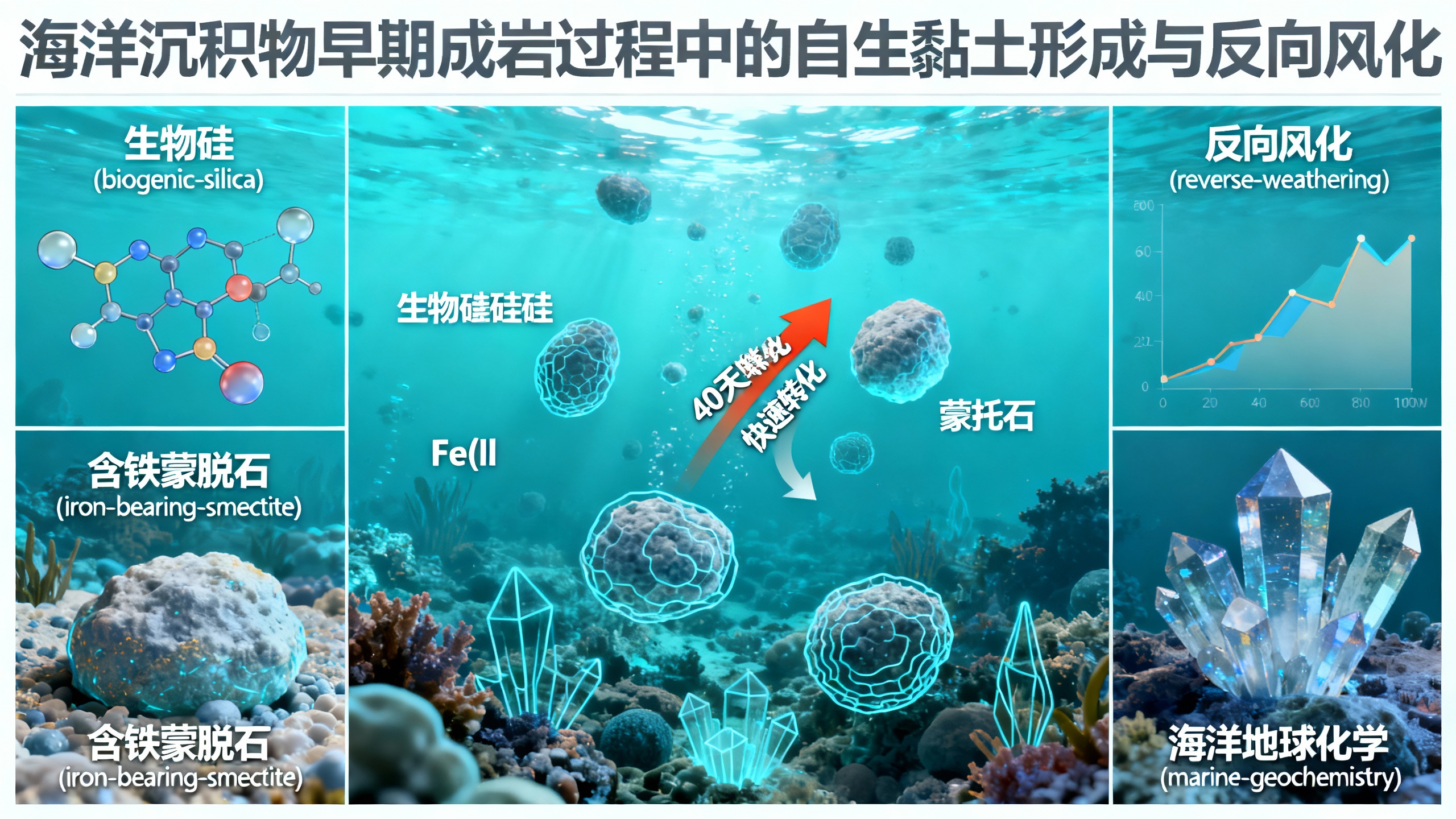 生物硅快速变成天然黏土：背后的原理和自然条件