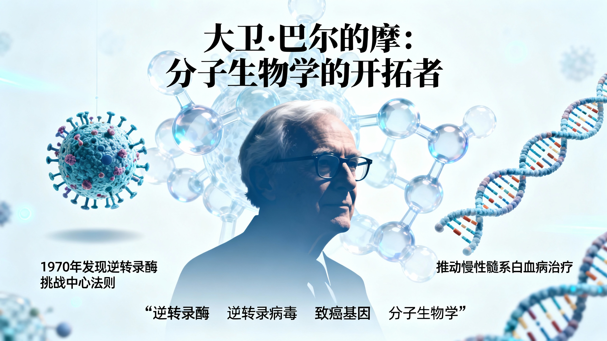 大卫·巴尔的摩逝世：发现关键酶的病毒学家，改变了人们对癌症和艾滋病的认知