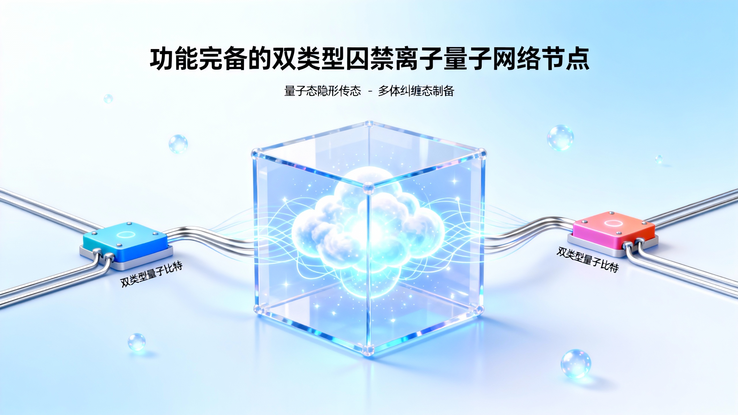 实现可运行的双类型离子阱量子网络节点