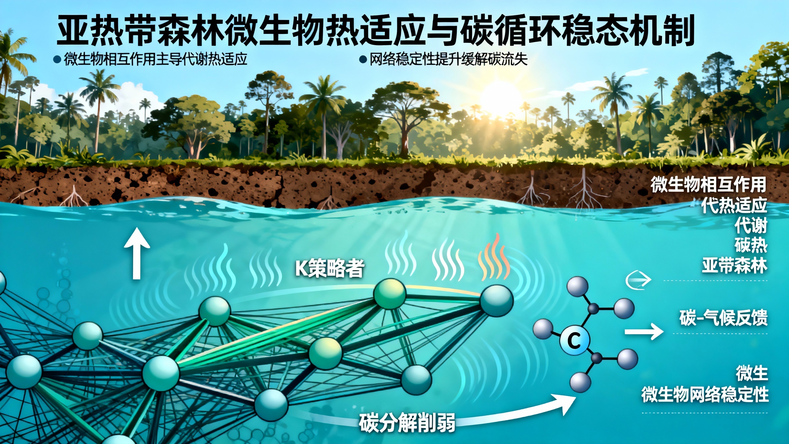 气候变暖十年后，微生物间的相互作用而非种类多少决定了代谢的温度适应